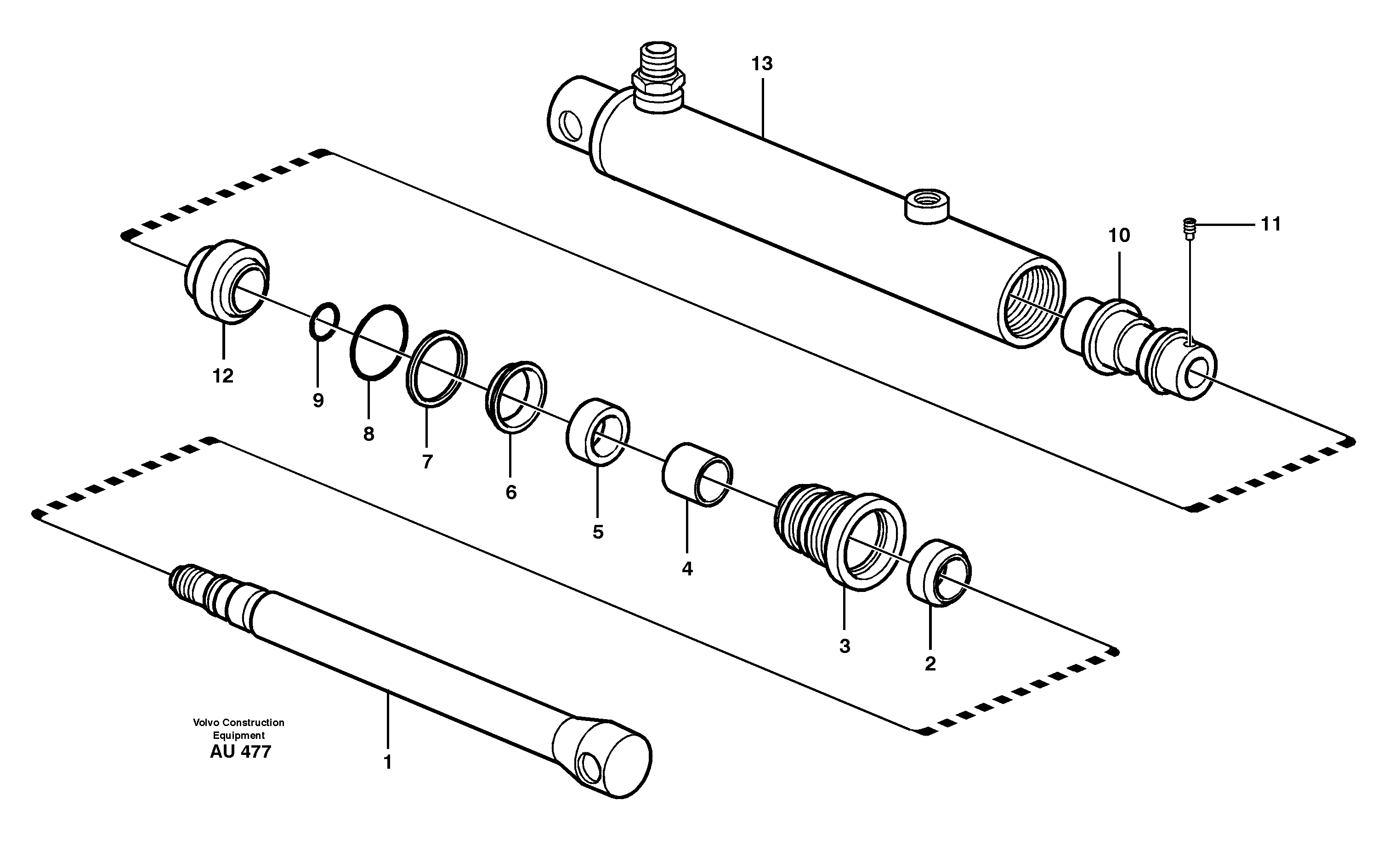 Back-up ring VOE11704221 VOLVO