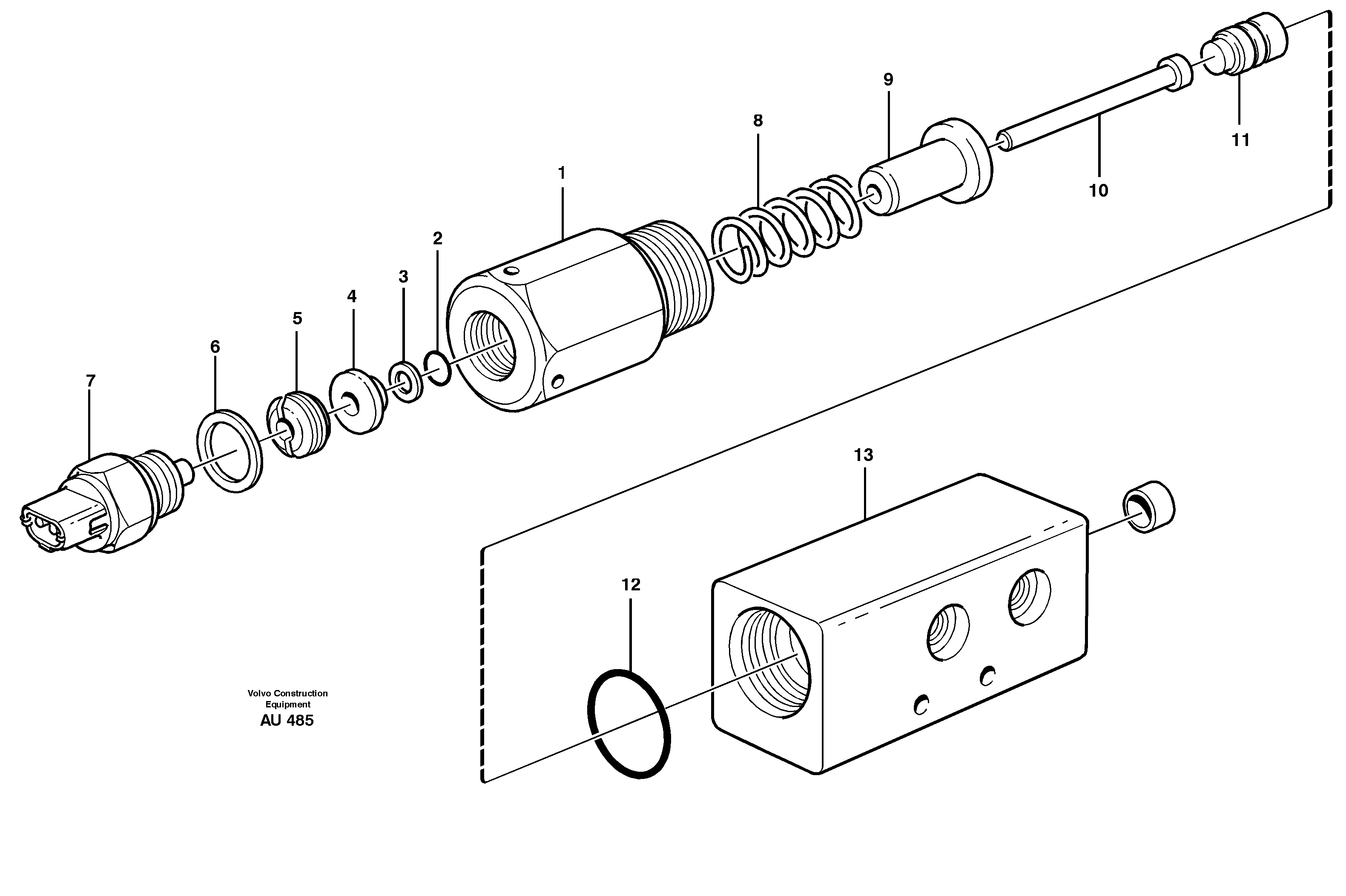 Корпус клапана VOE11108983 VOLVO