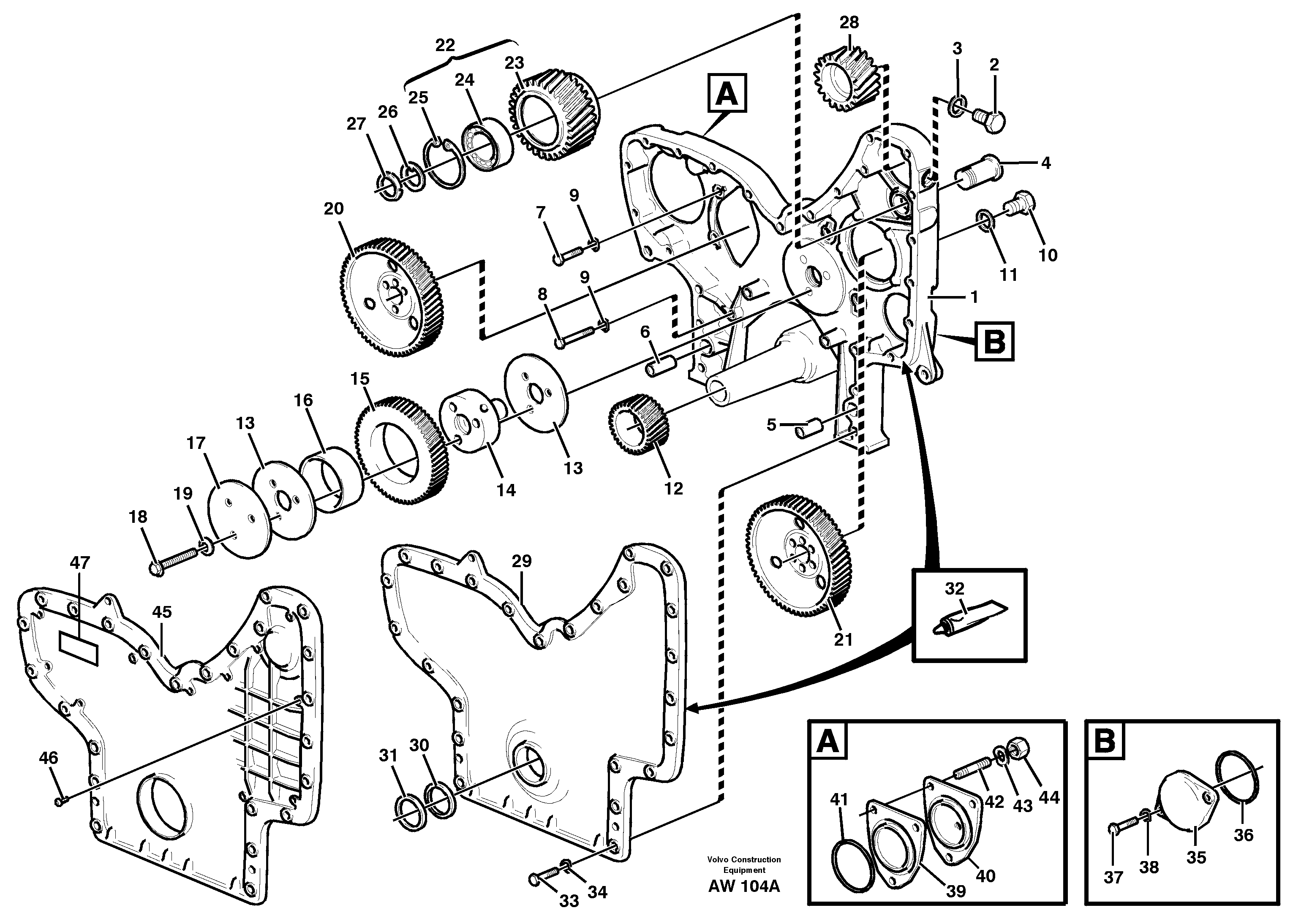 Маслоотражающее кольцо VOE11031339 VOLVO