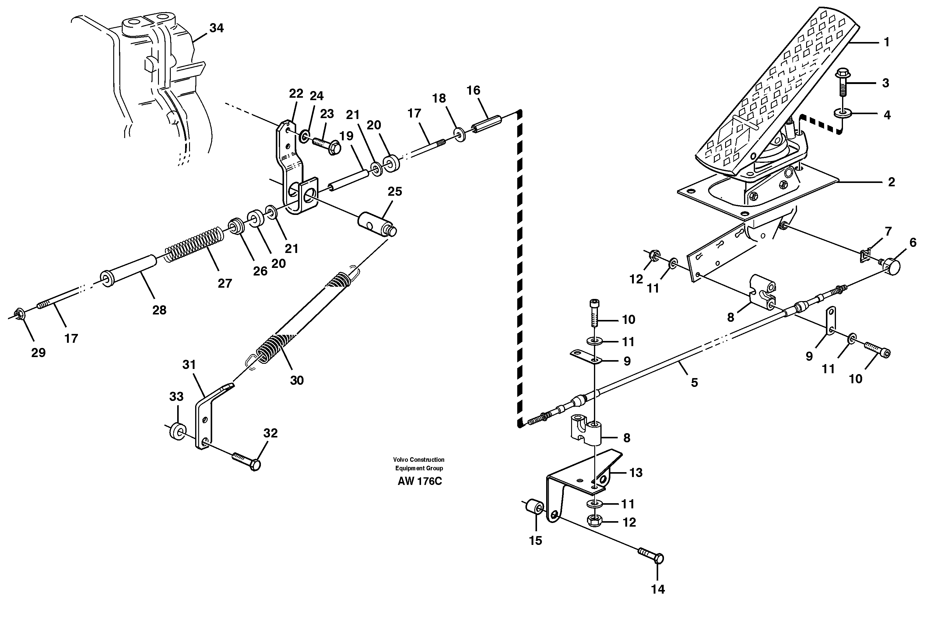 Heating Pipe VOE11055071 VOLVO