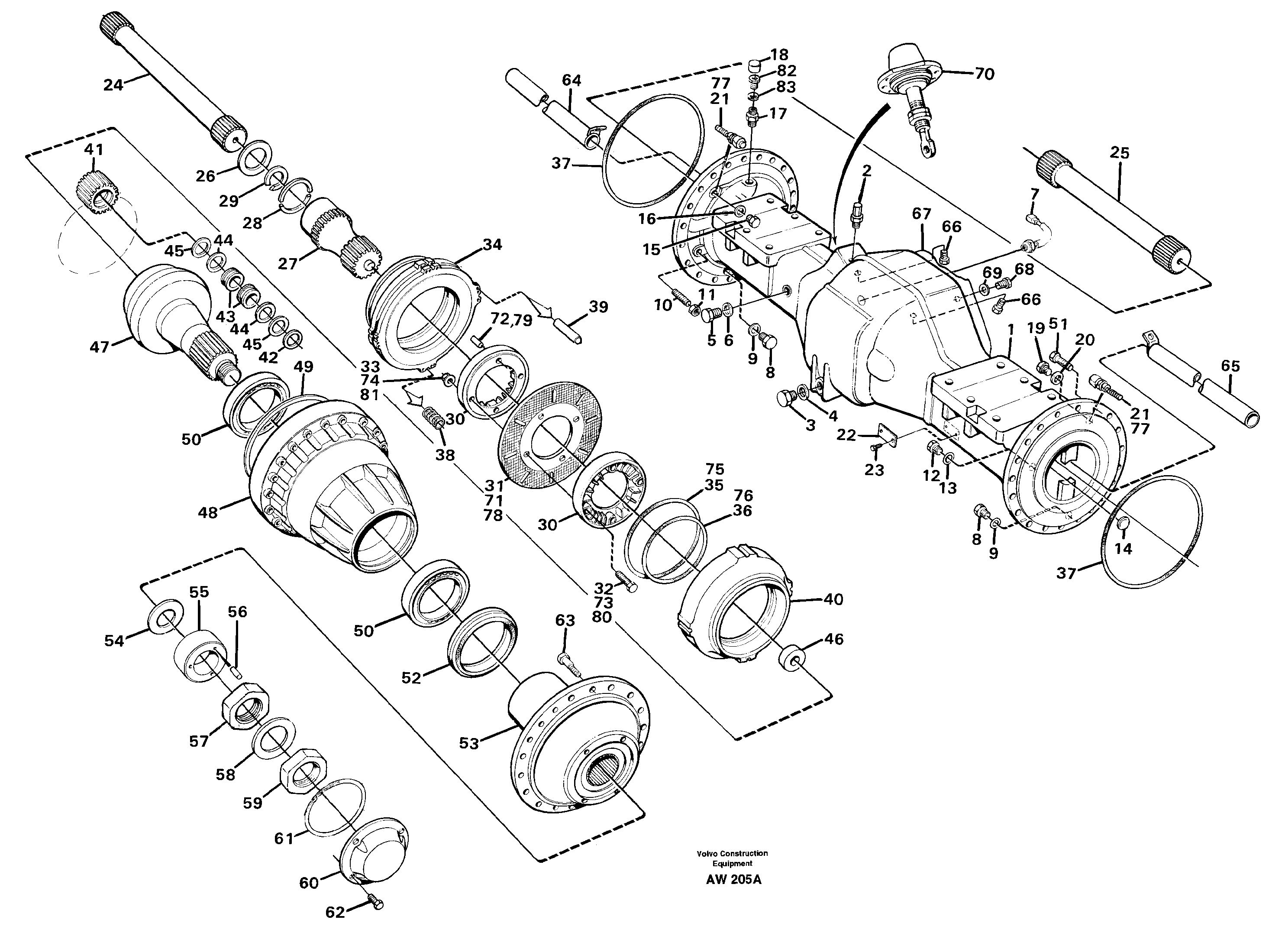 Планетарный мост CH/VOE23855 VOLVO