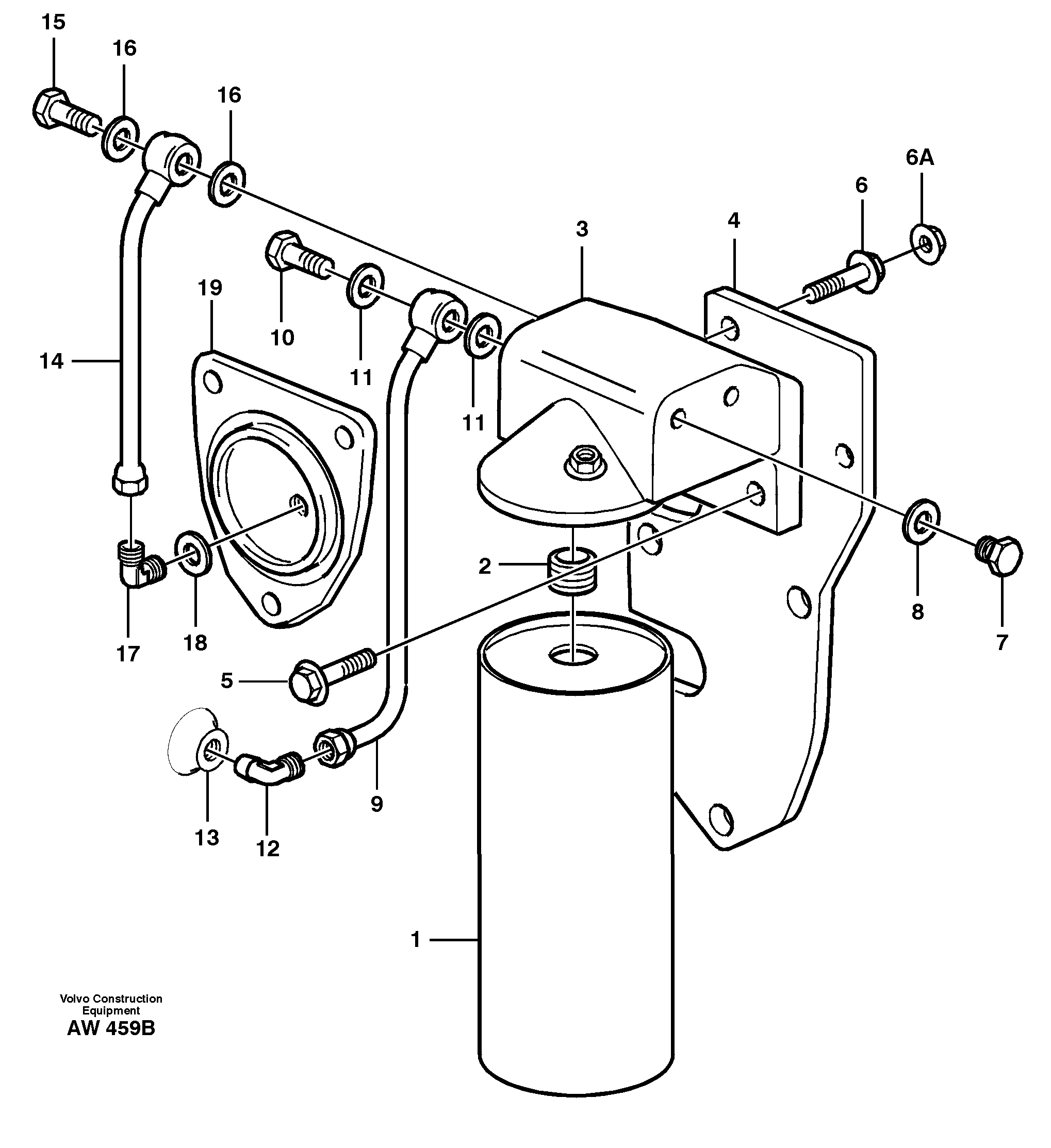 Water pump ger VOE966795 VOLVO