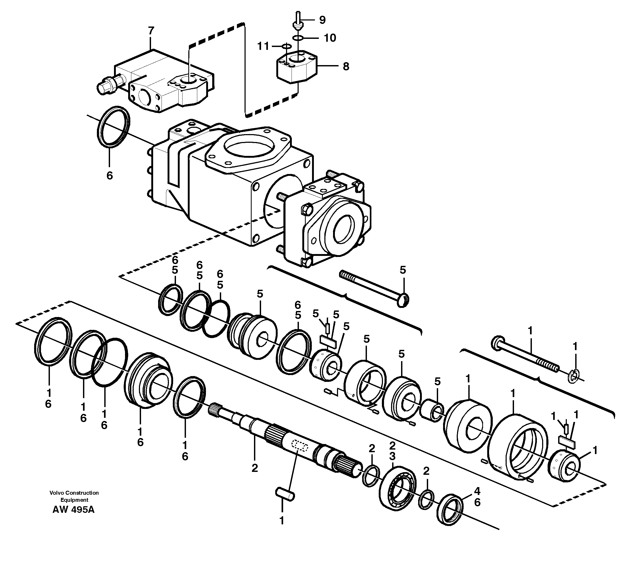 Bearing Shell VOE11704575 VOLVO