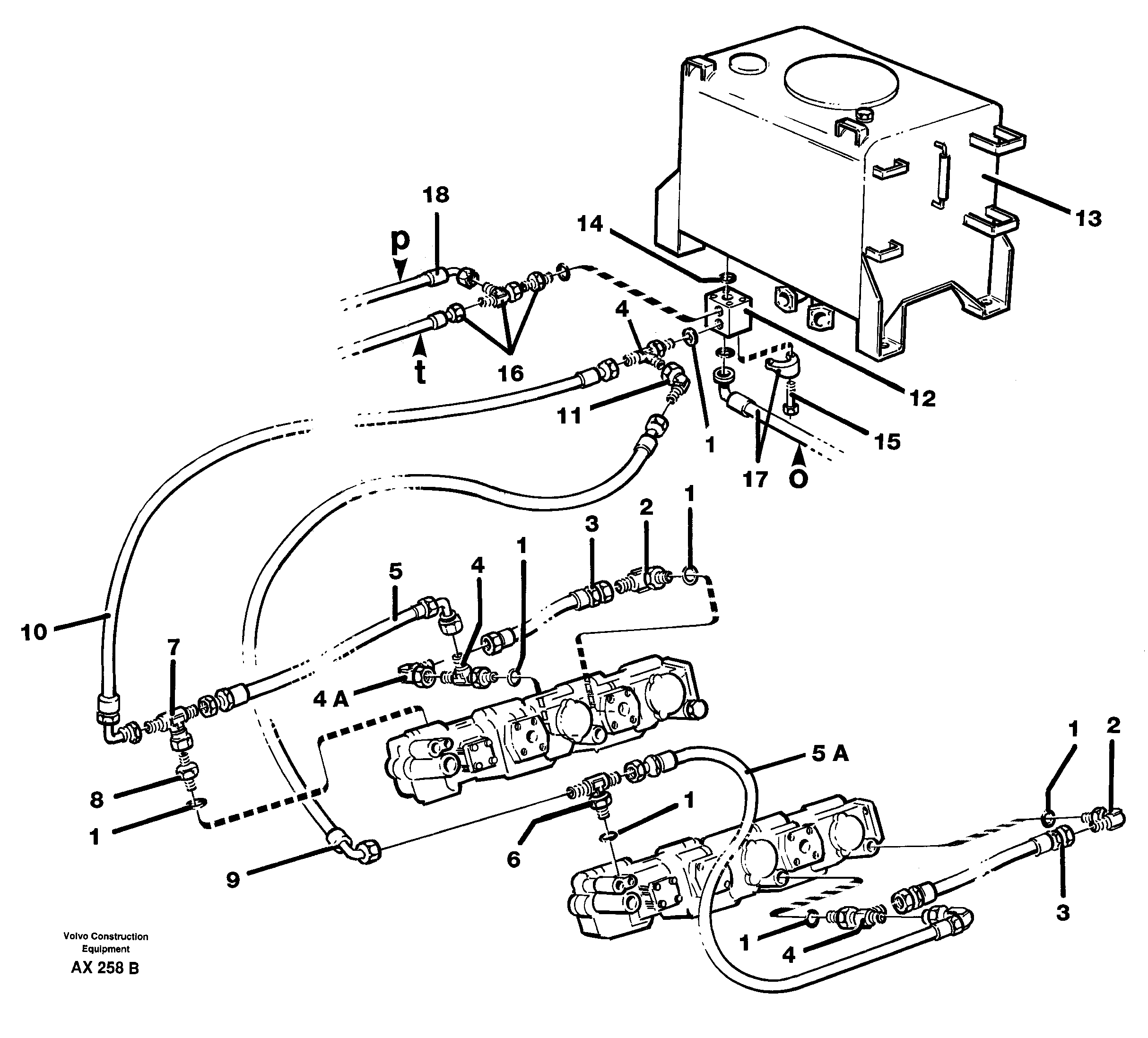 Timing gear casing VOE935207 VOLVO