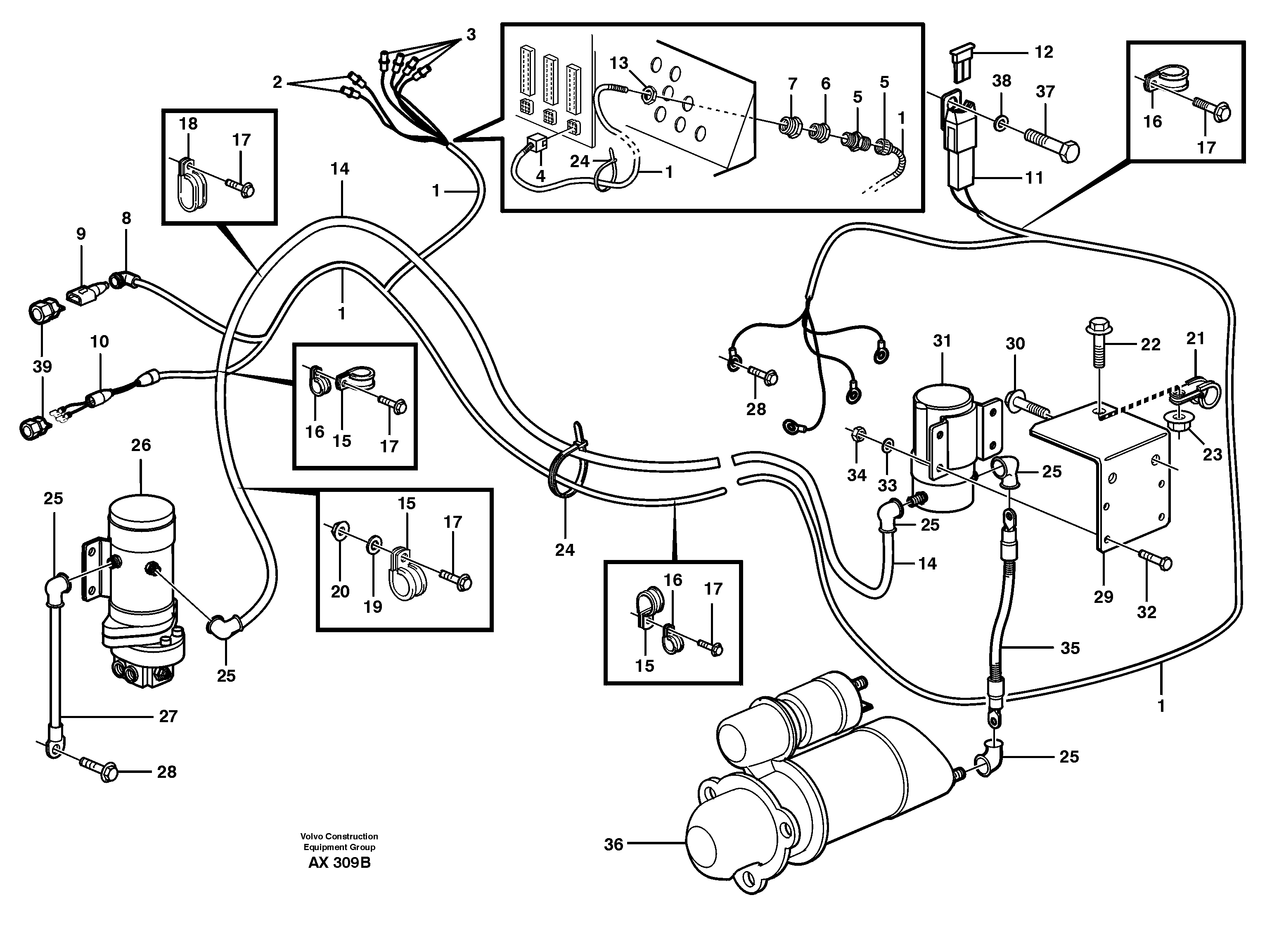 Brush Bearing VOE11141295 VOLVO