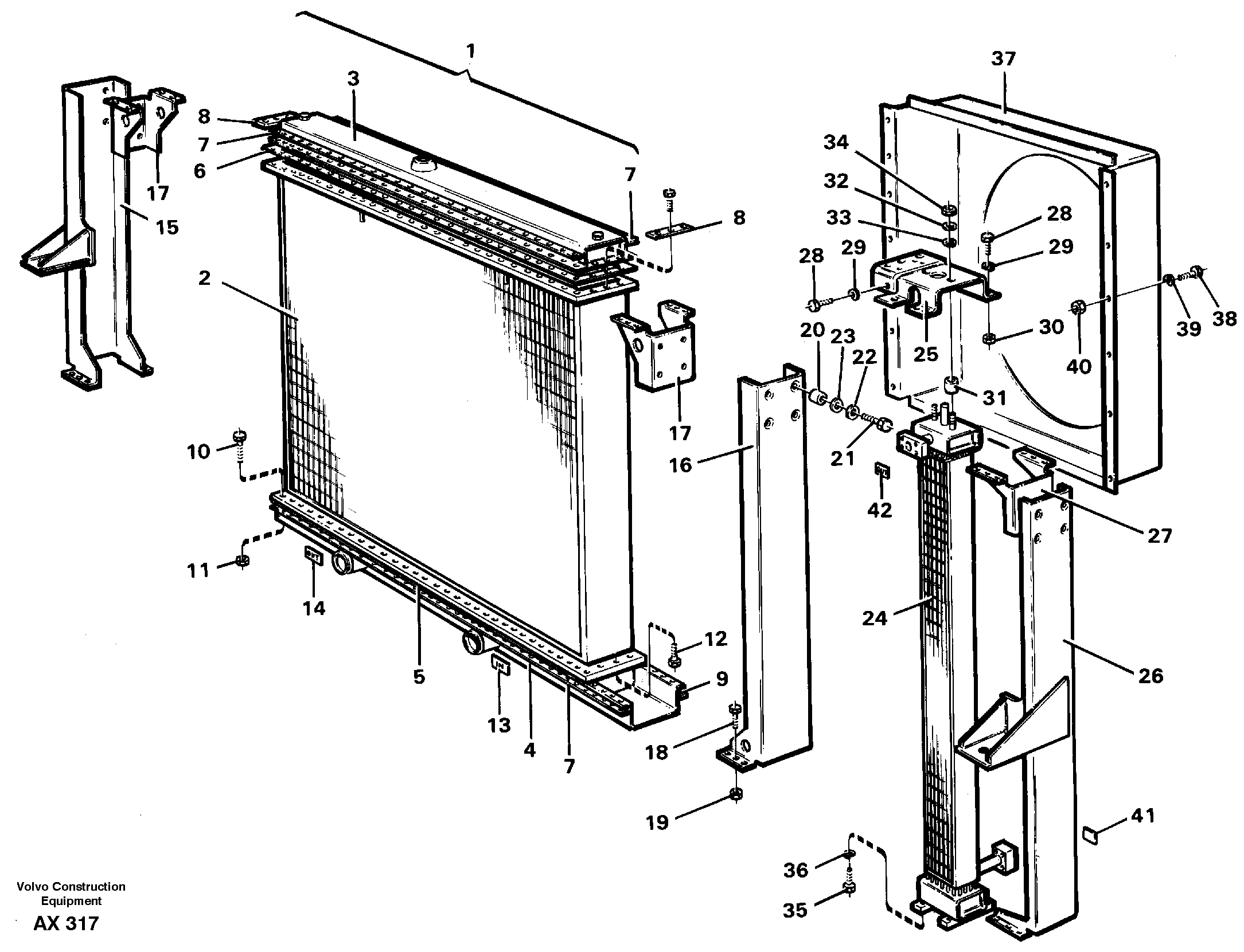 Radiator VOE11141056 VOLVO