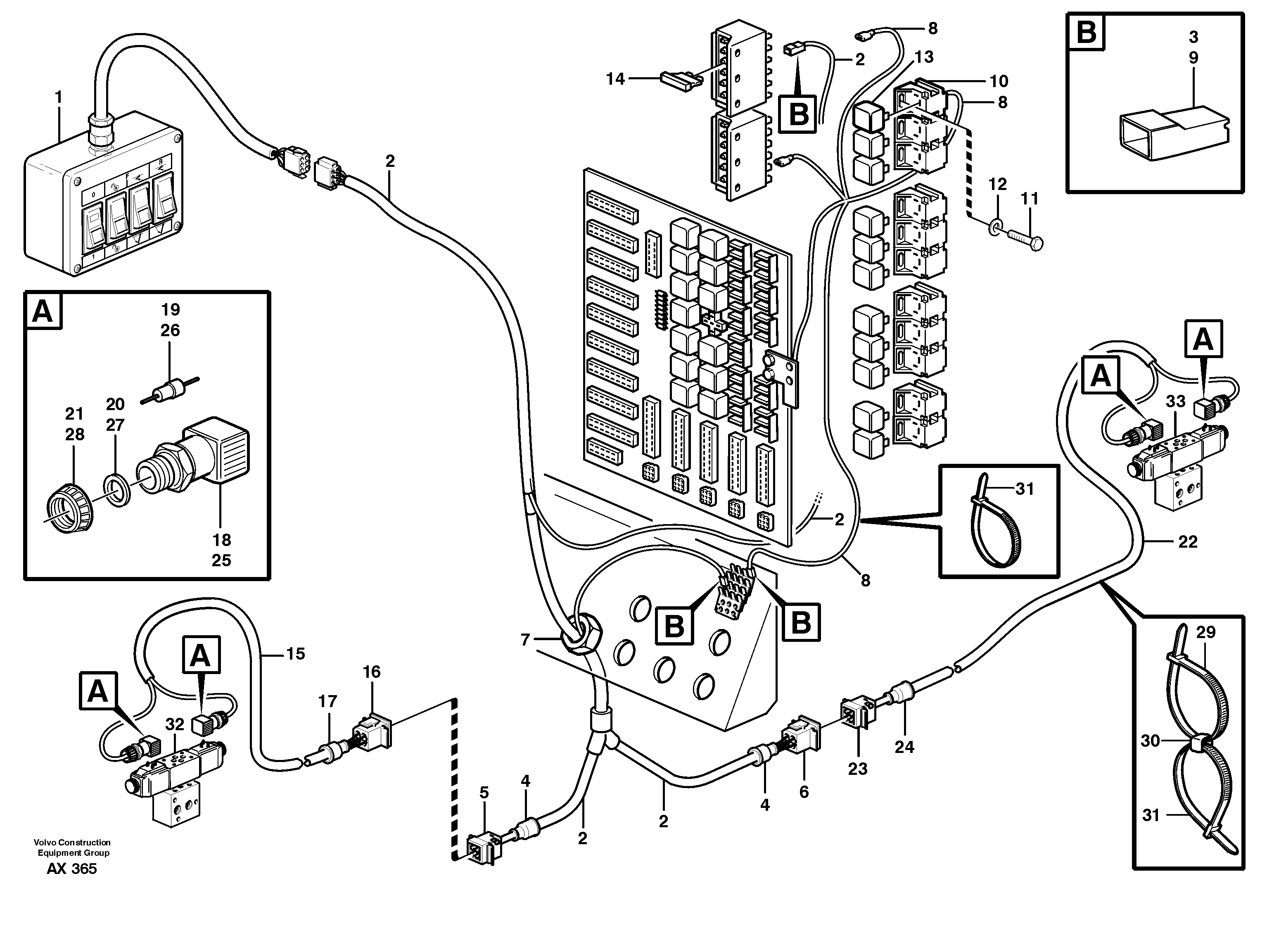 Cable harness VOE11109443 VOLVO
