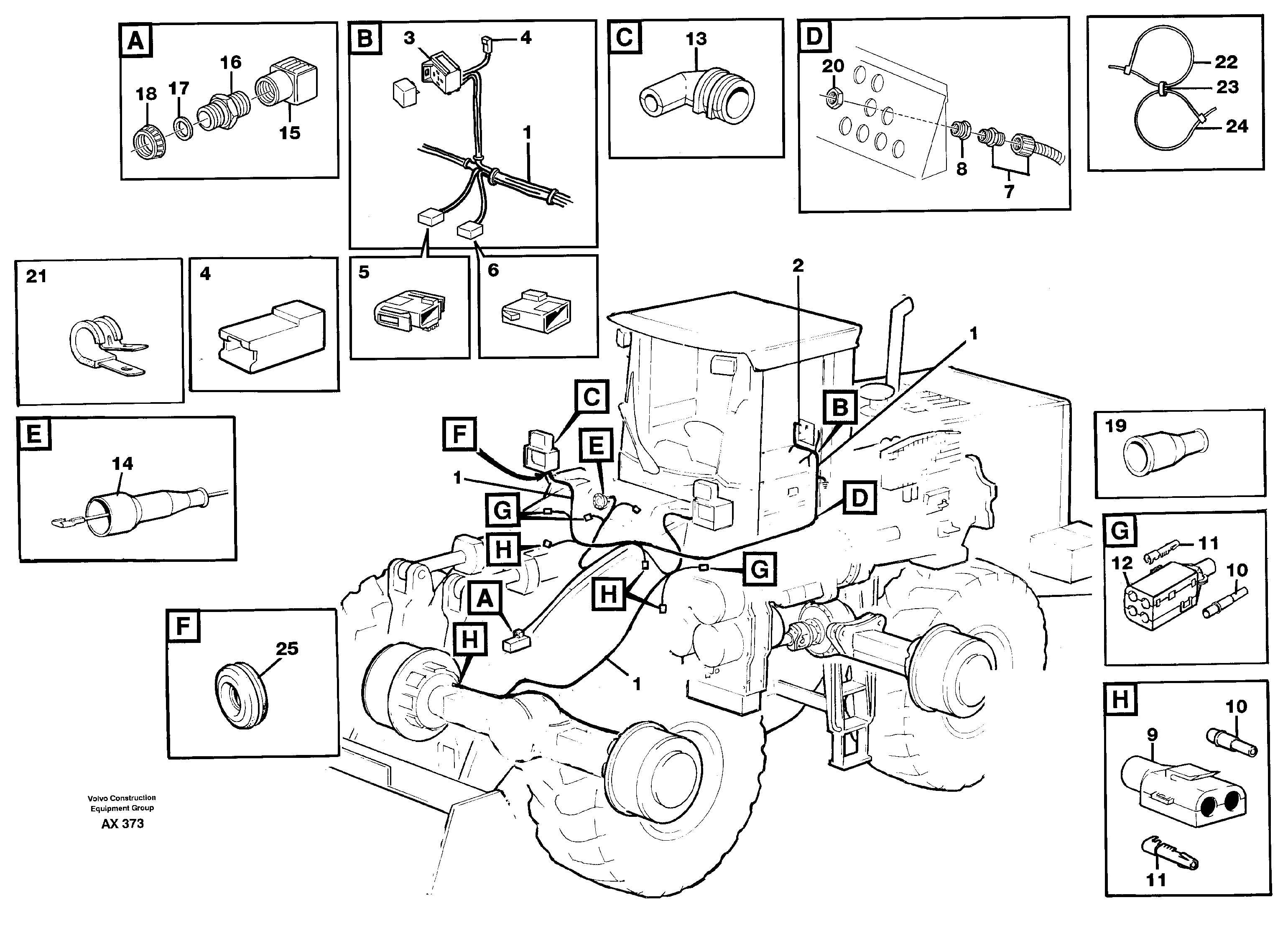 Rubber cushion VOE11109600 VOLVO