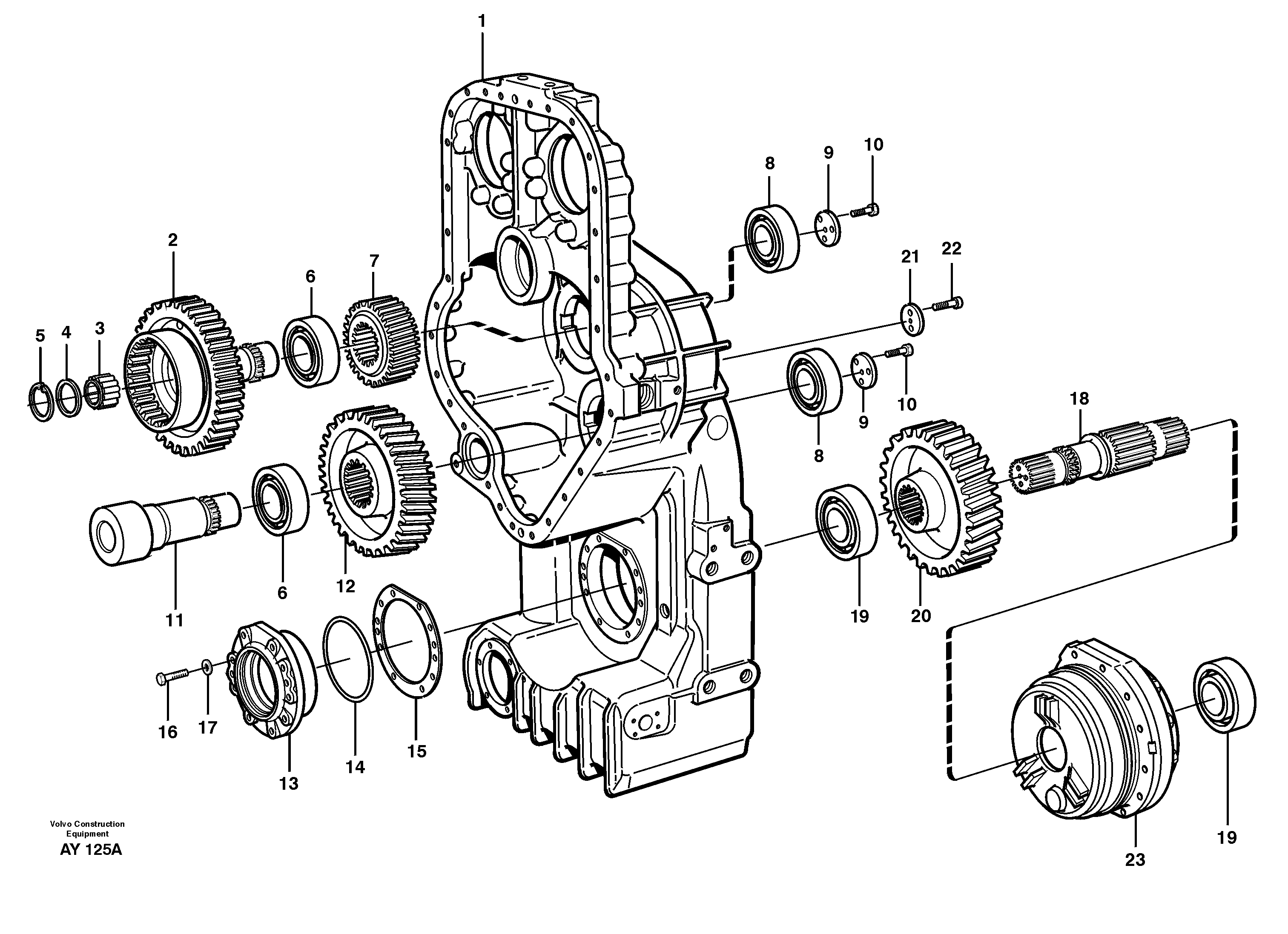 Скользящий зуб VOE11038403 VOLVO