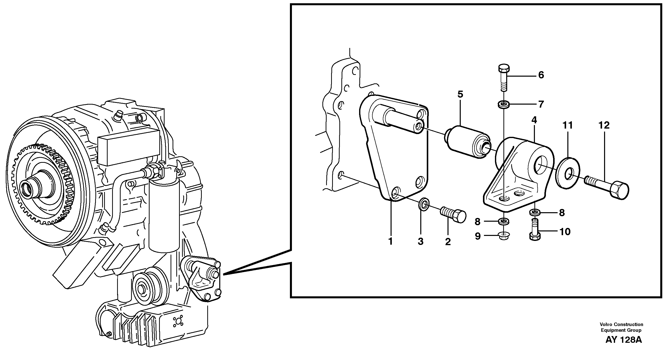 Heating Pipe VOE11148115 VOLVO