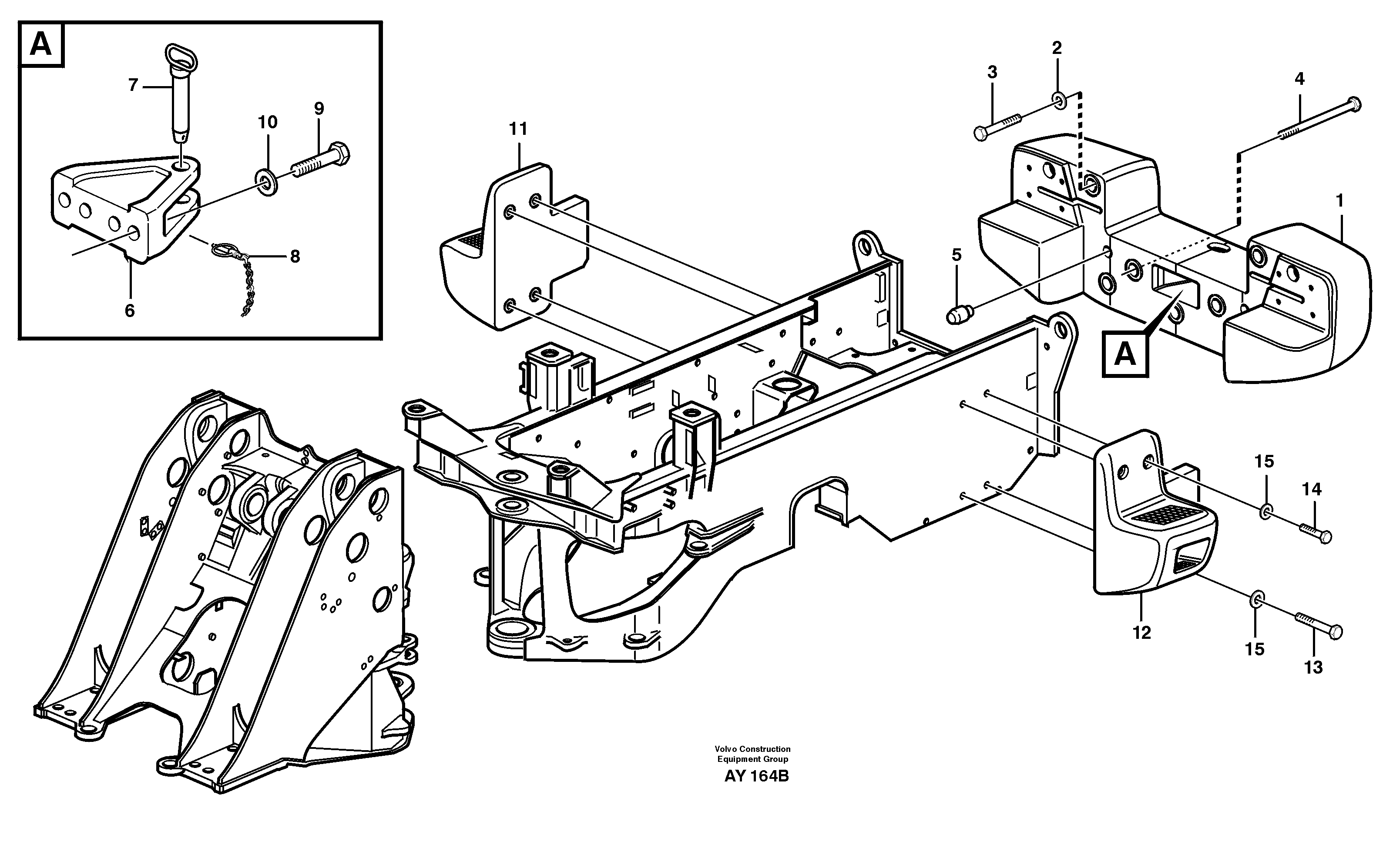 Hexagon screw VOE955418 VOLVO
