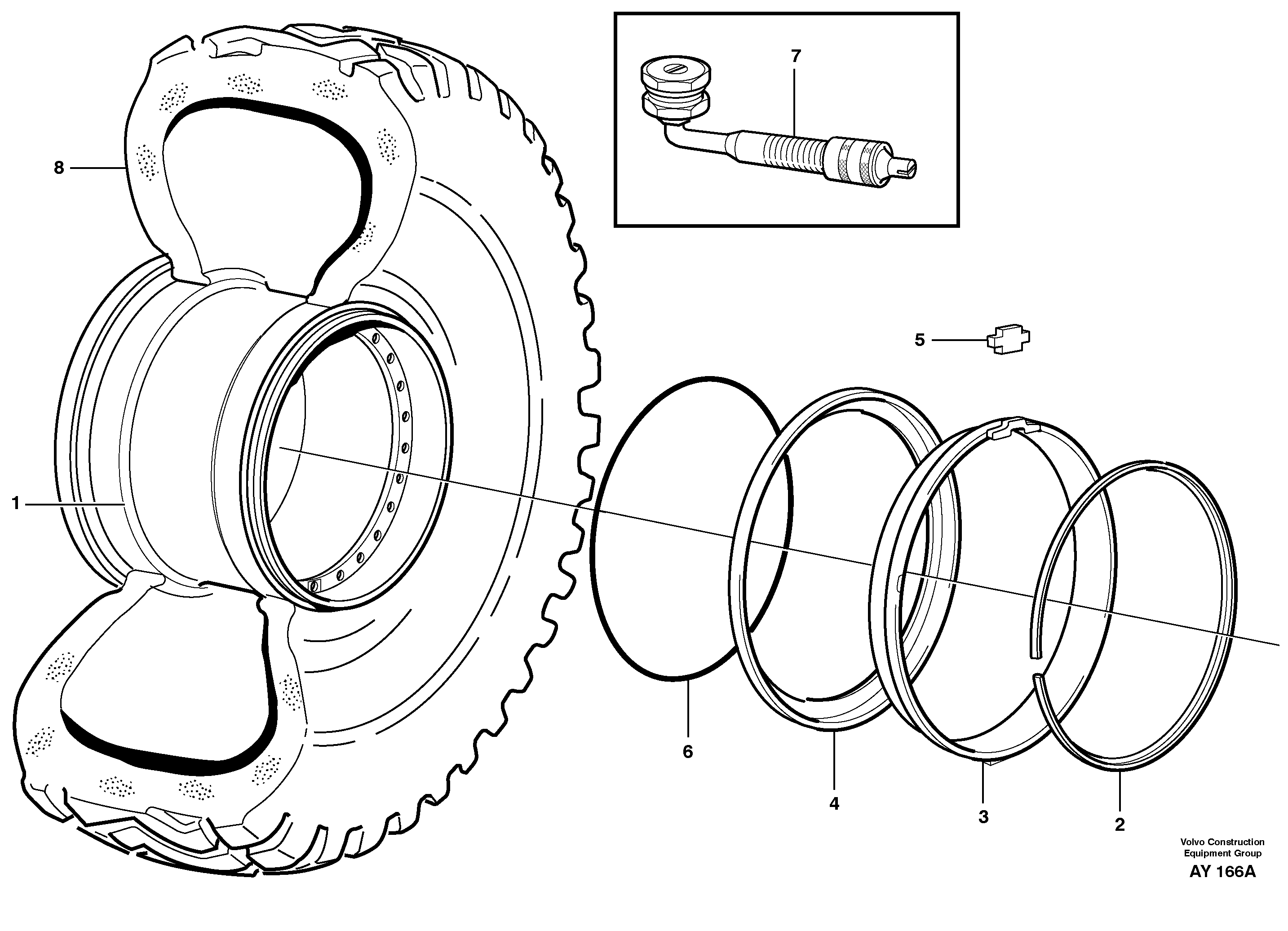 Mn Bearing Part VOE15018982 VOLVO