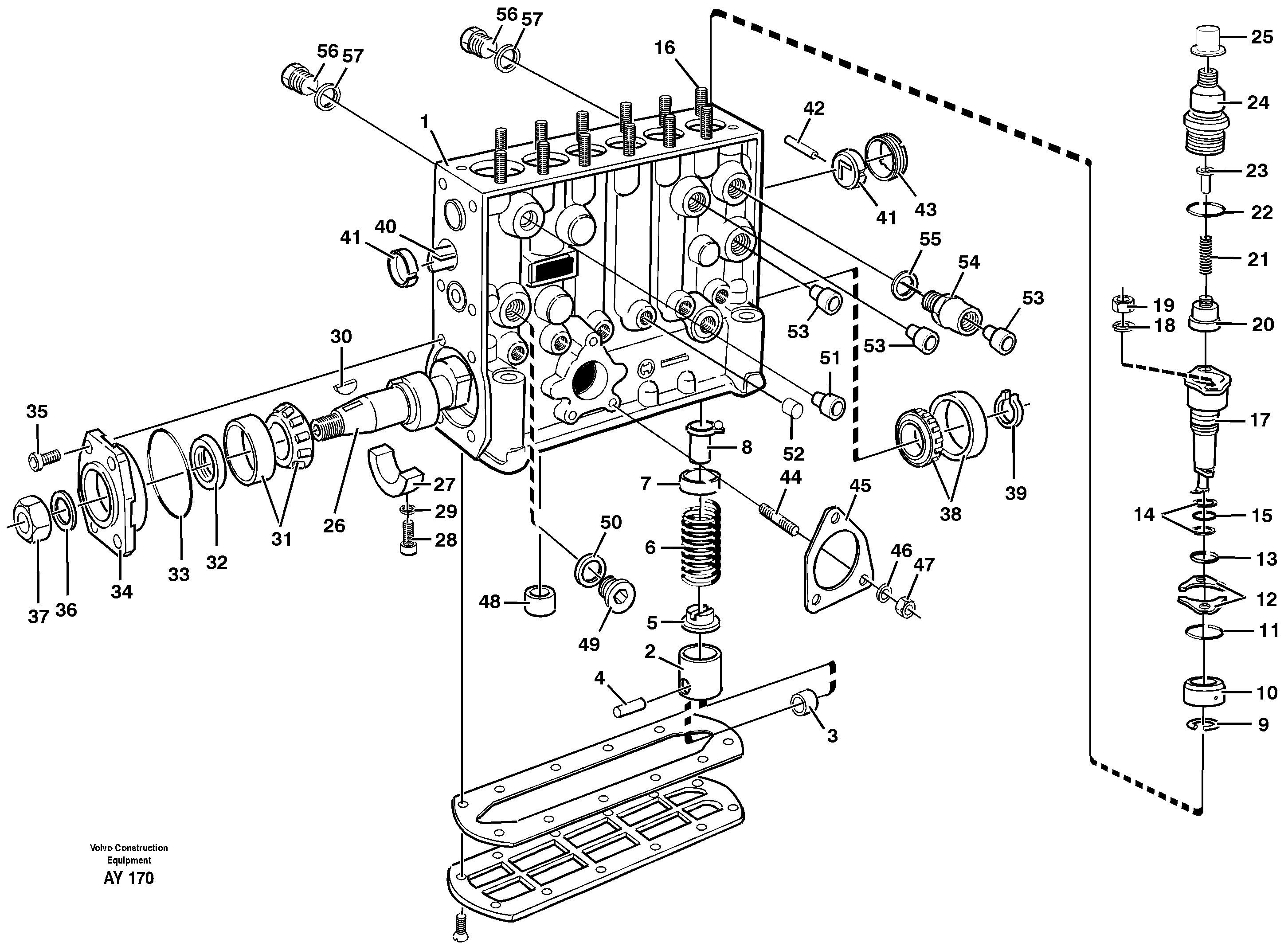 Injection Pump VOE11704581 VOLVO