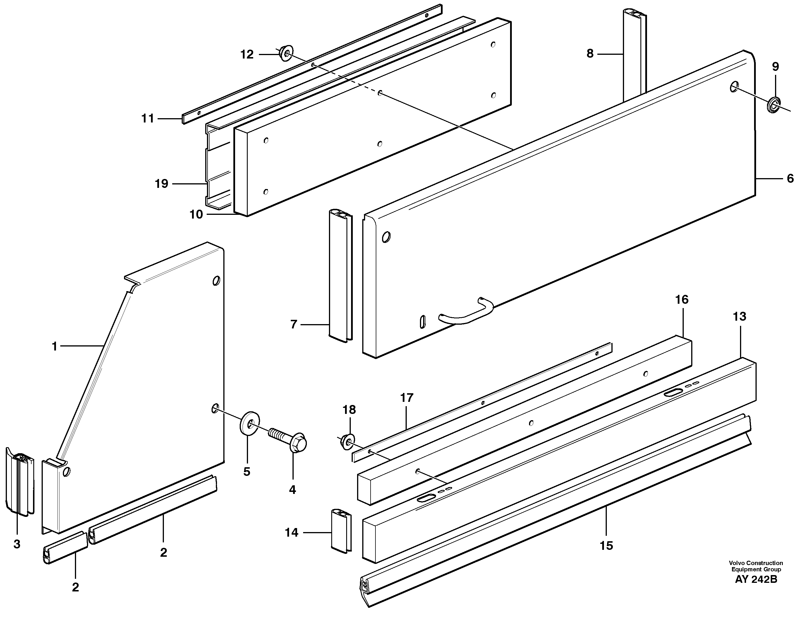 Terminal casing VOE11148153 VOLVO
