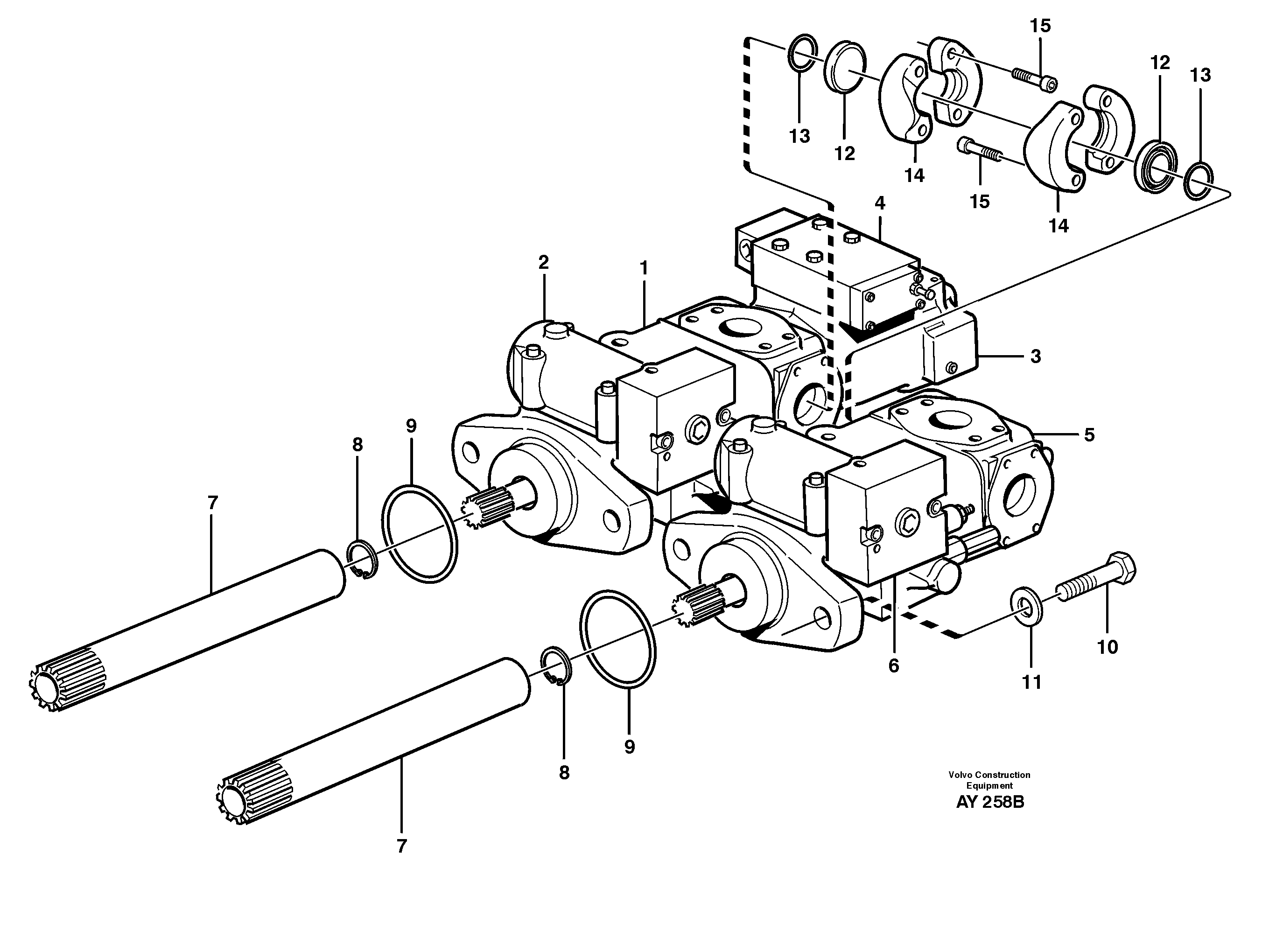 Hydraulic Pump VOE11173538 VOLVO