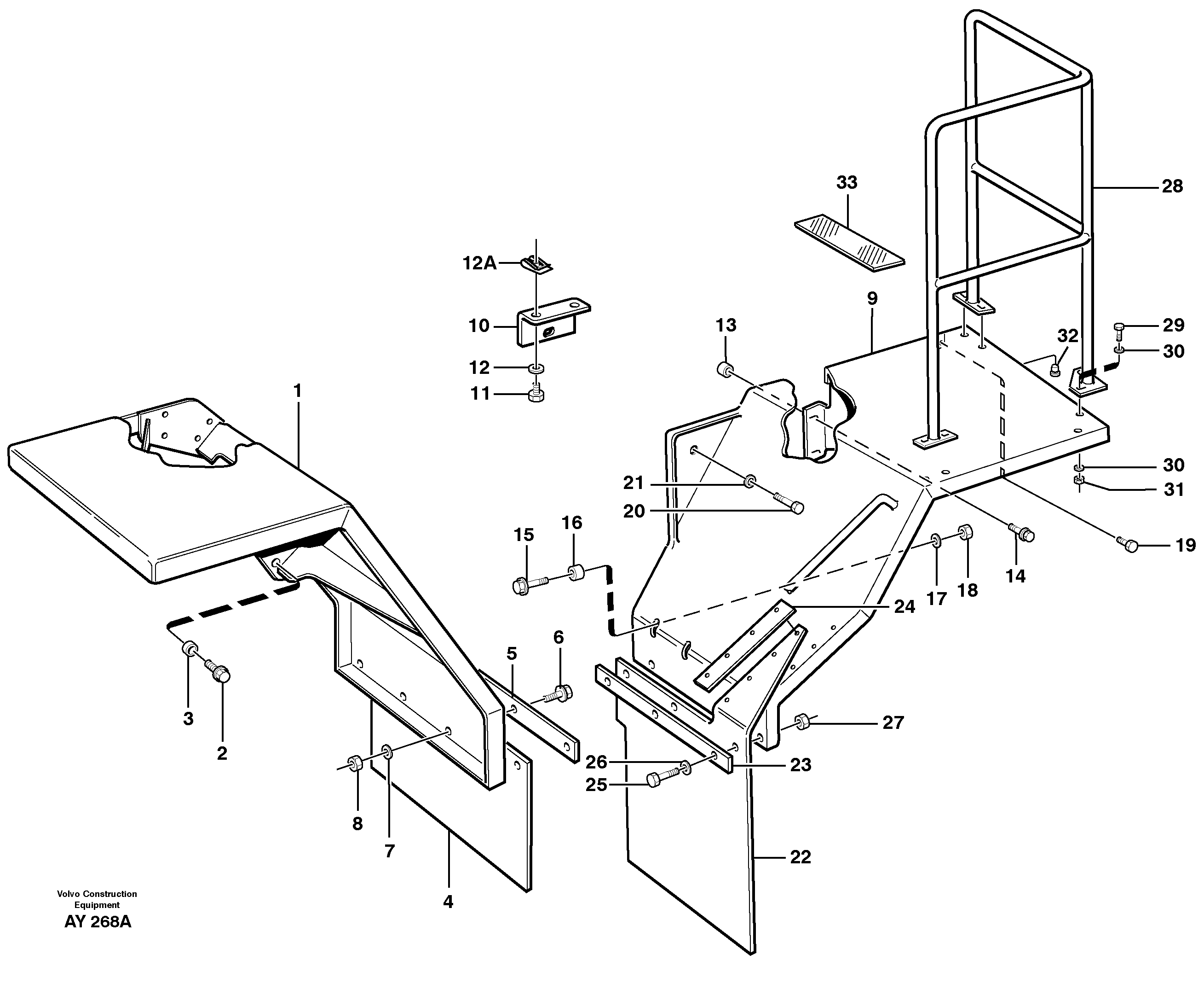 Heater Housing VOE11108570 VOLVO