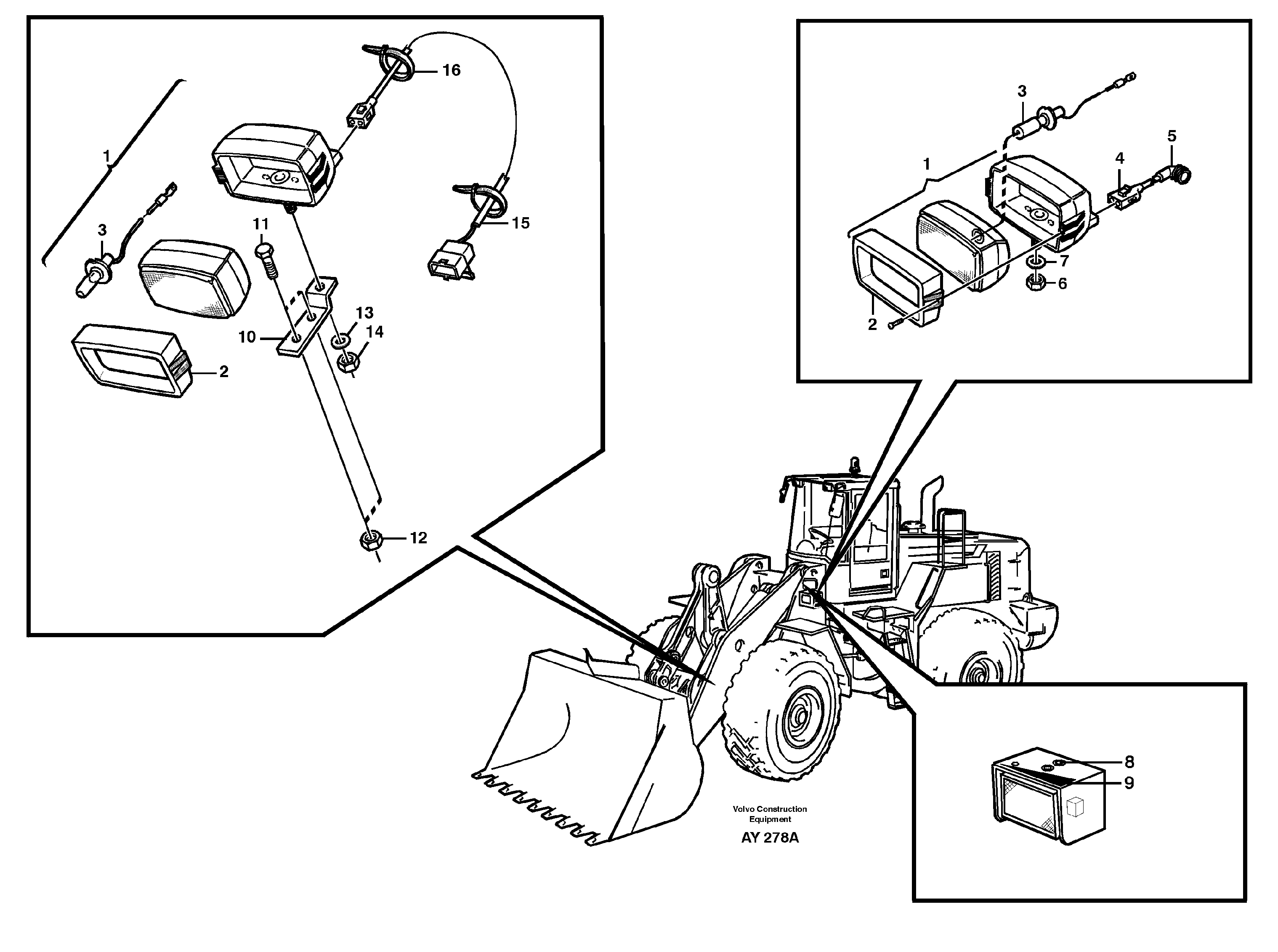 Rubber cushion VOE11148387 VOLVO