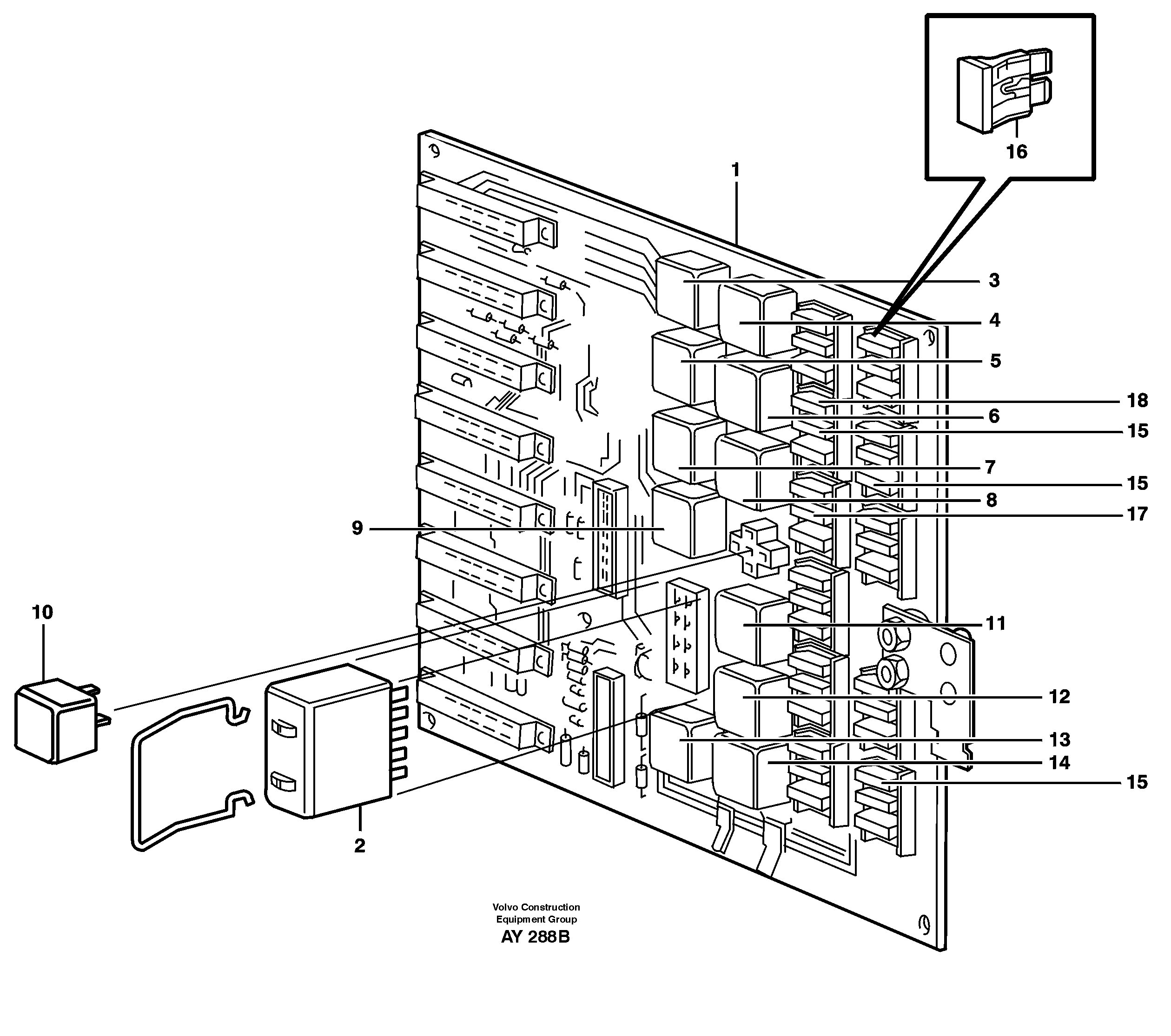 Ptd Circuit Bd VOE11170013 VOLVO