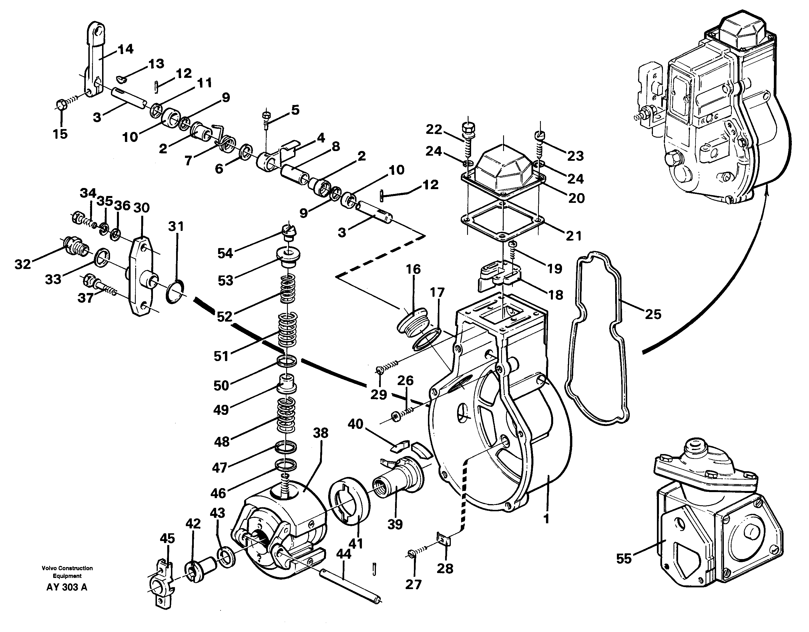 Regulator housing VOE11704577 VOLVO