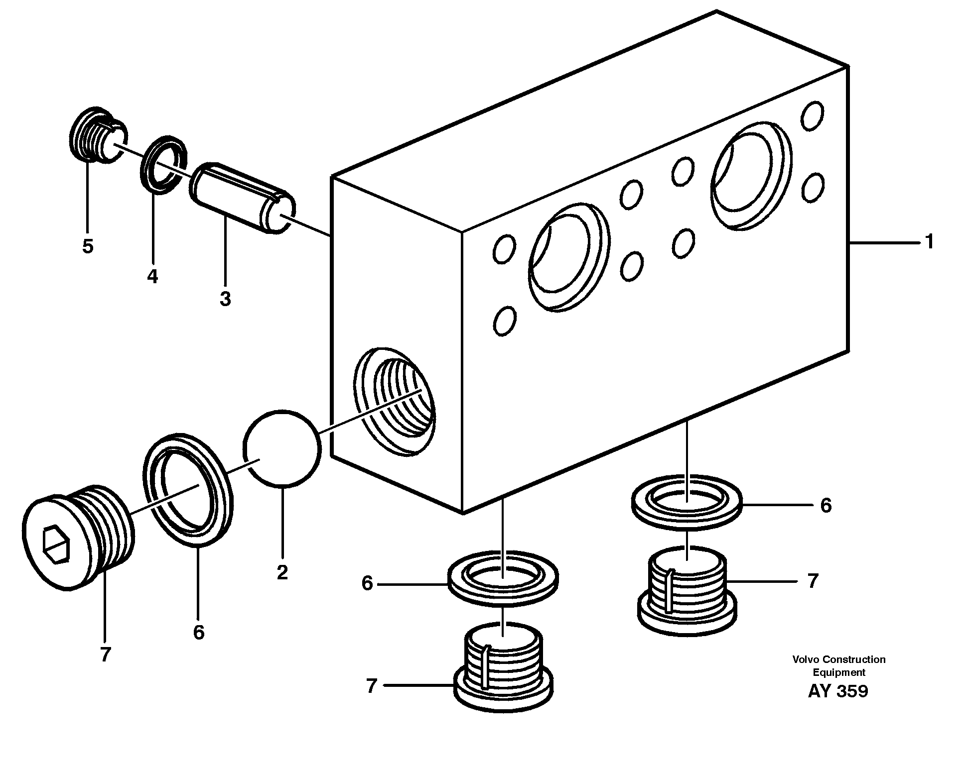 Bearing Spindle VOE950566 VOLVO