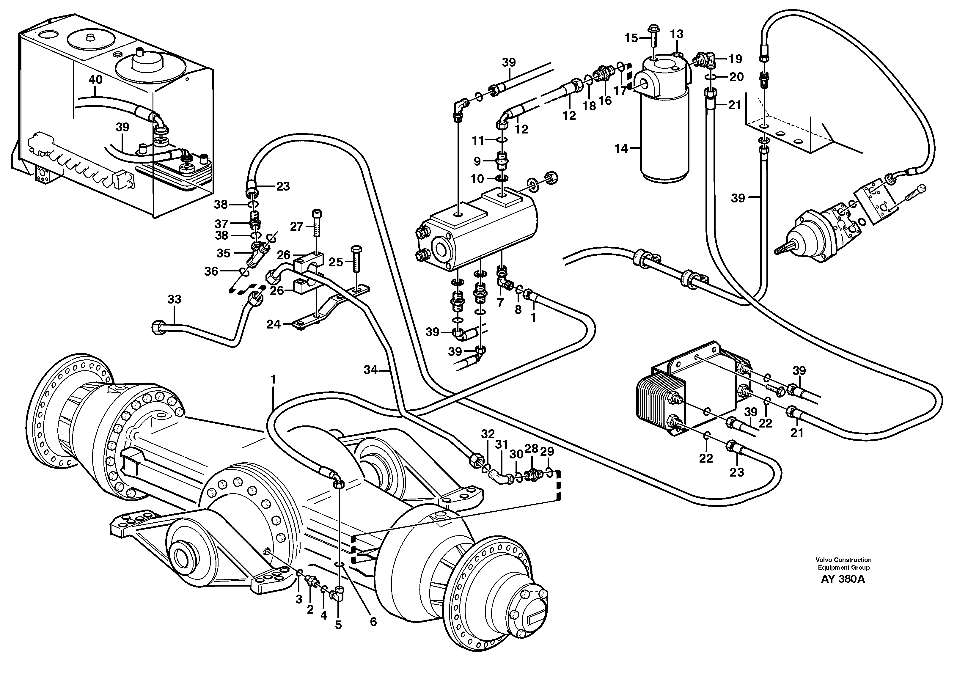 Timing gear casing VOE11148981 VOLVO