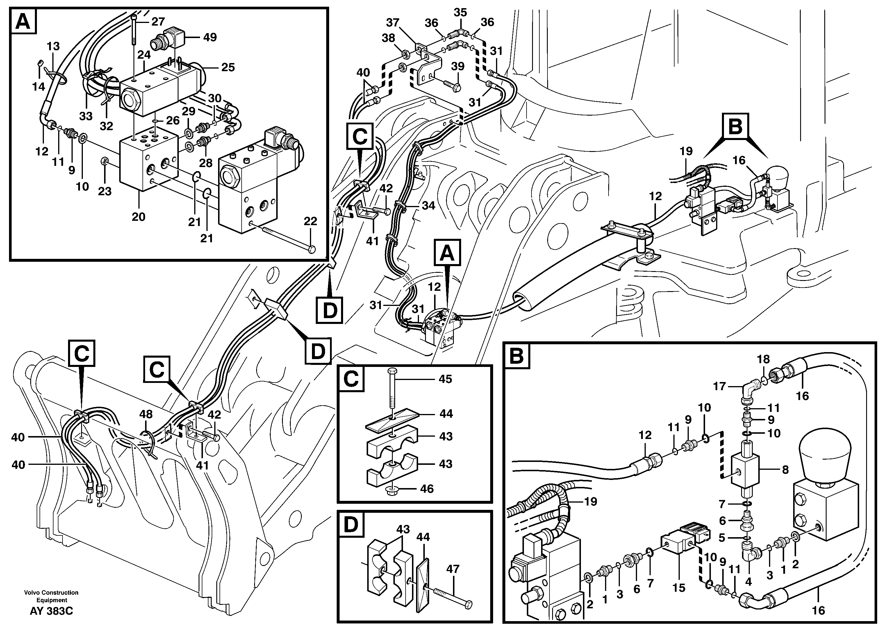 Timing gear casing VOE11148688 VOLVO