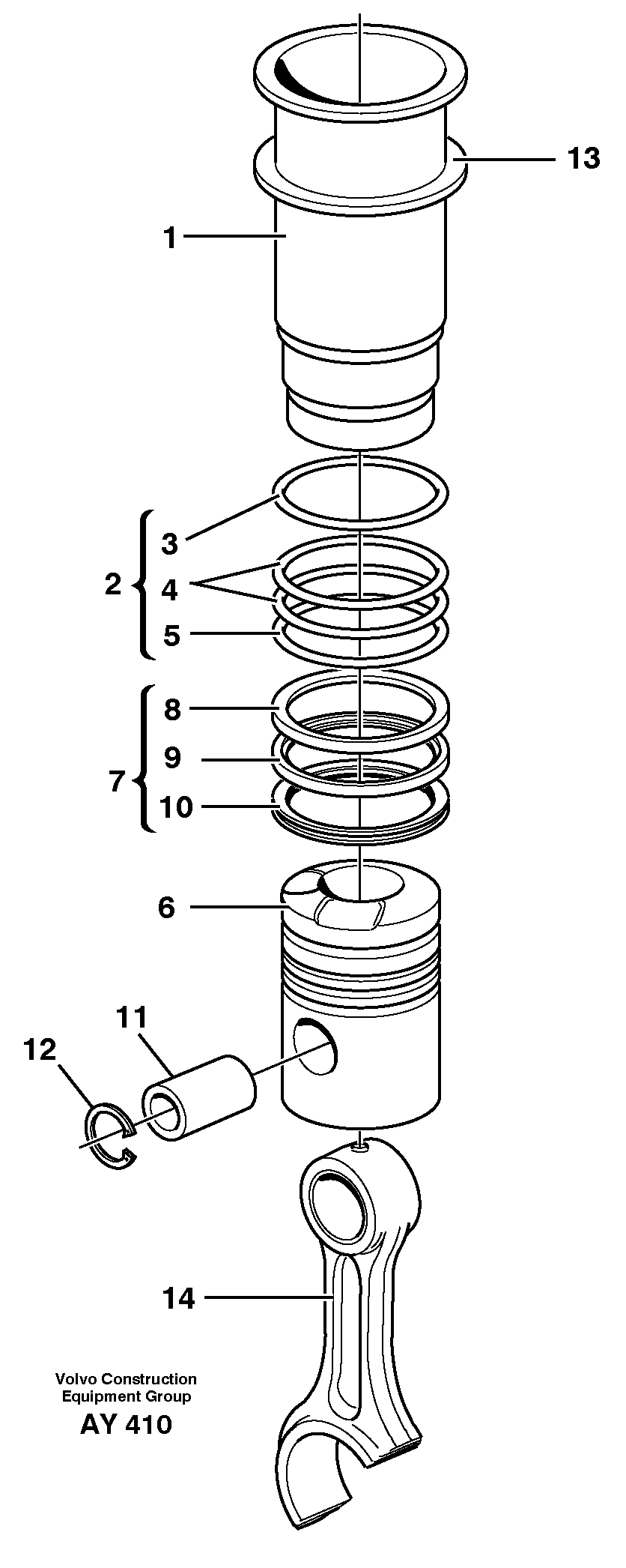 Expanding- / oil rin VOE478595 VOLVO