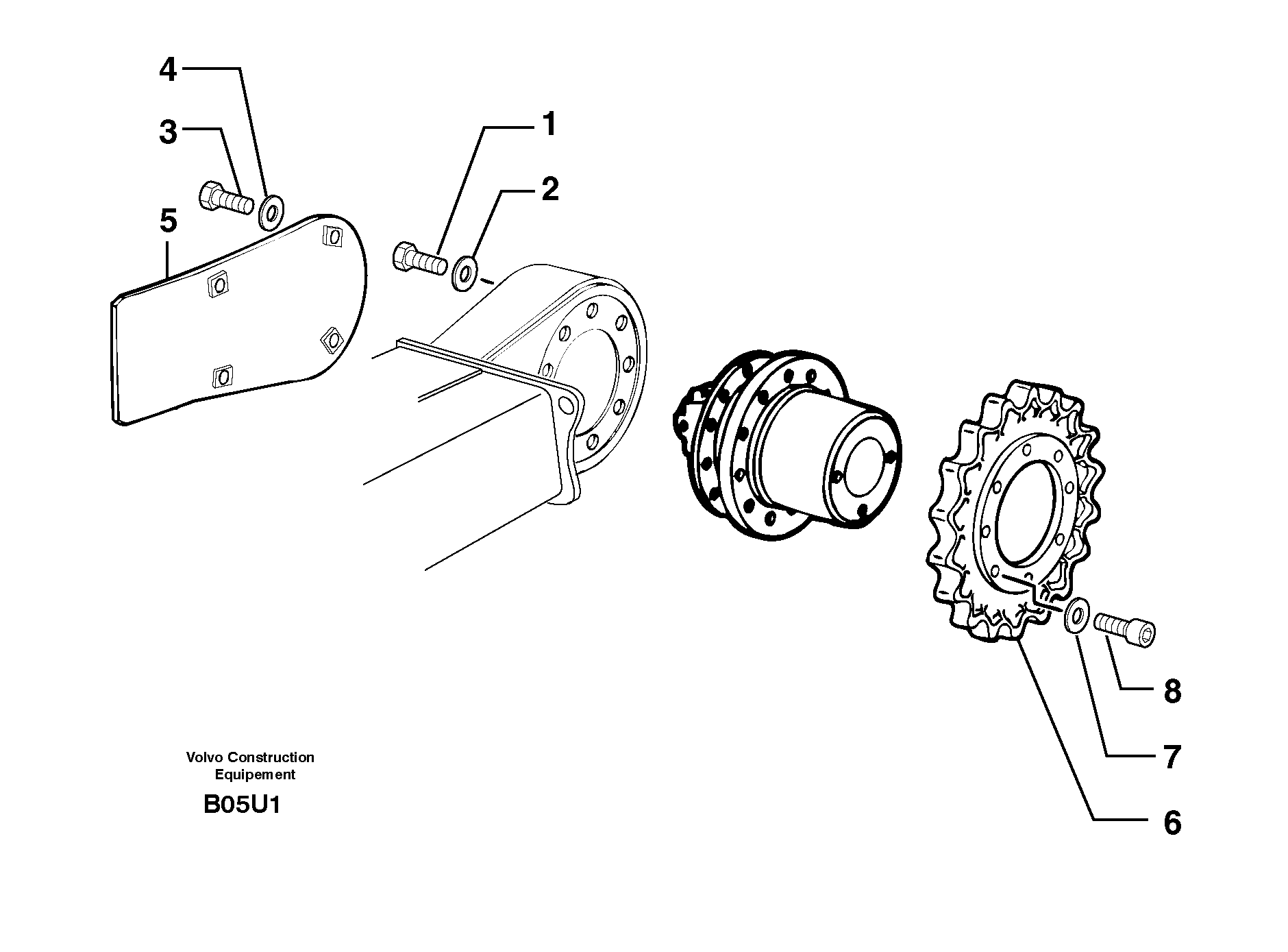 Sprocket PJ4910011 VOLVO