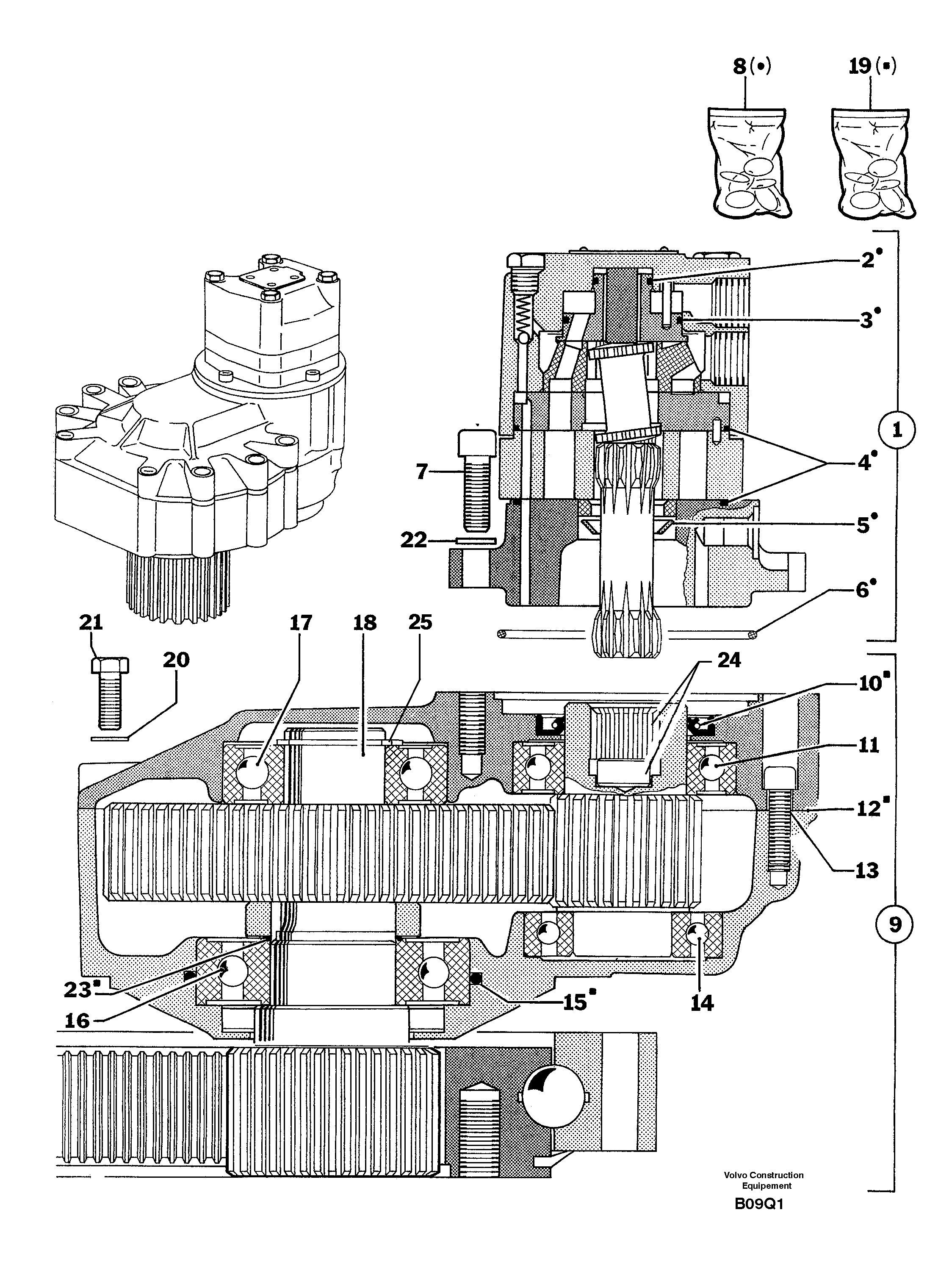 Sealing Kit PJ7450347 VOLVO