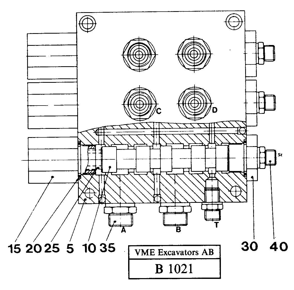 Bulkhead VOE14230091 VOLVO