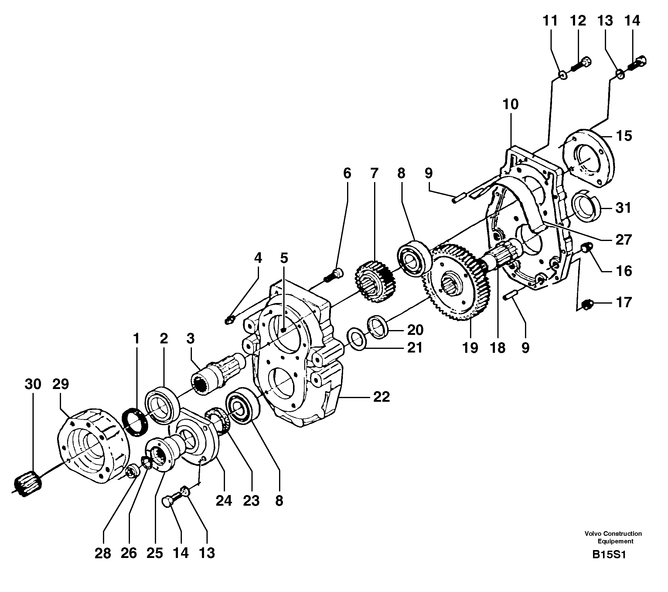 Pinion PJ7416126 VOLVO
