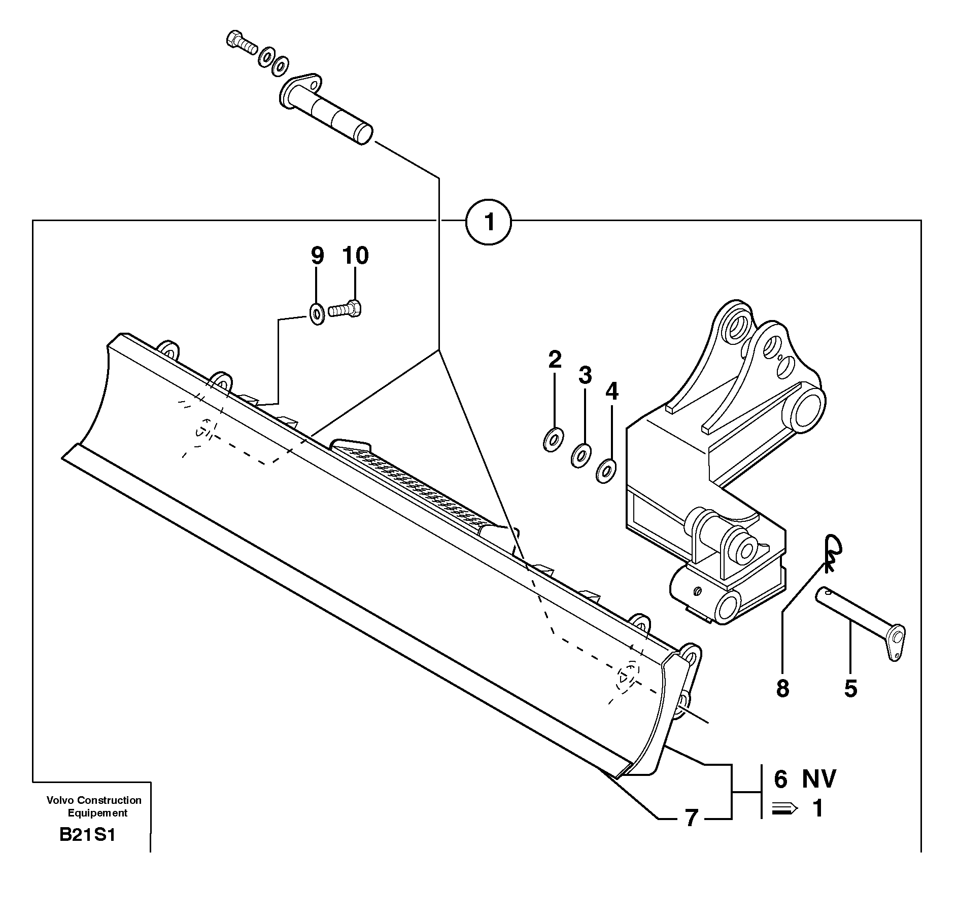 Screw PJ4380087 VOLVO