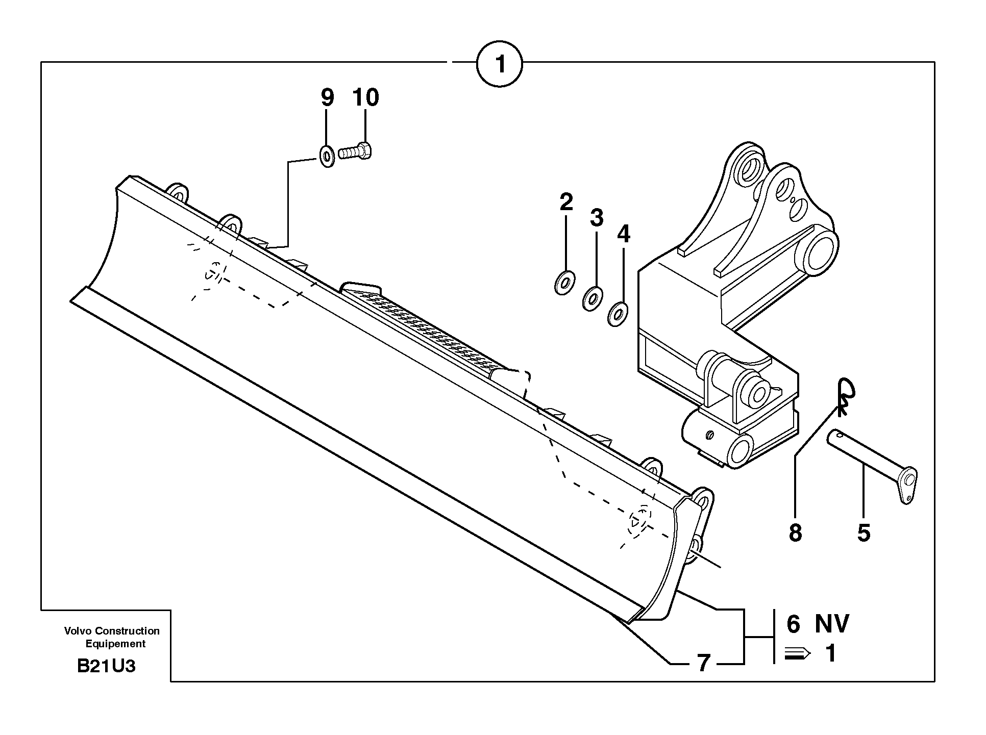 Blade PJ3100085 VOLVO