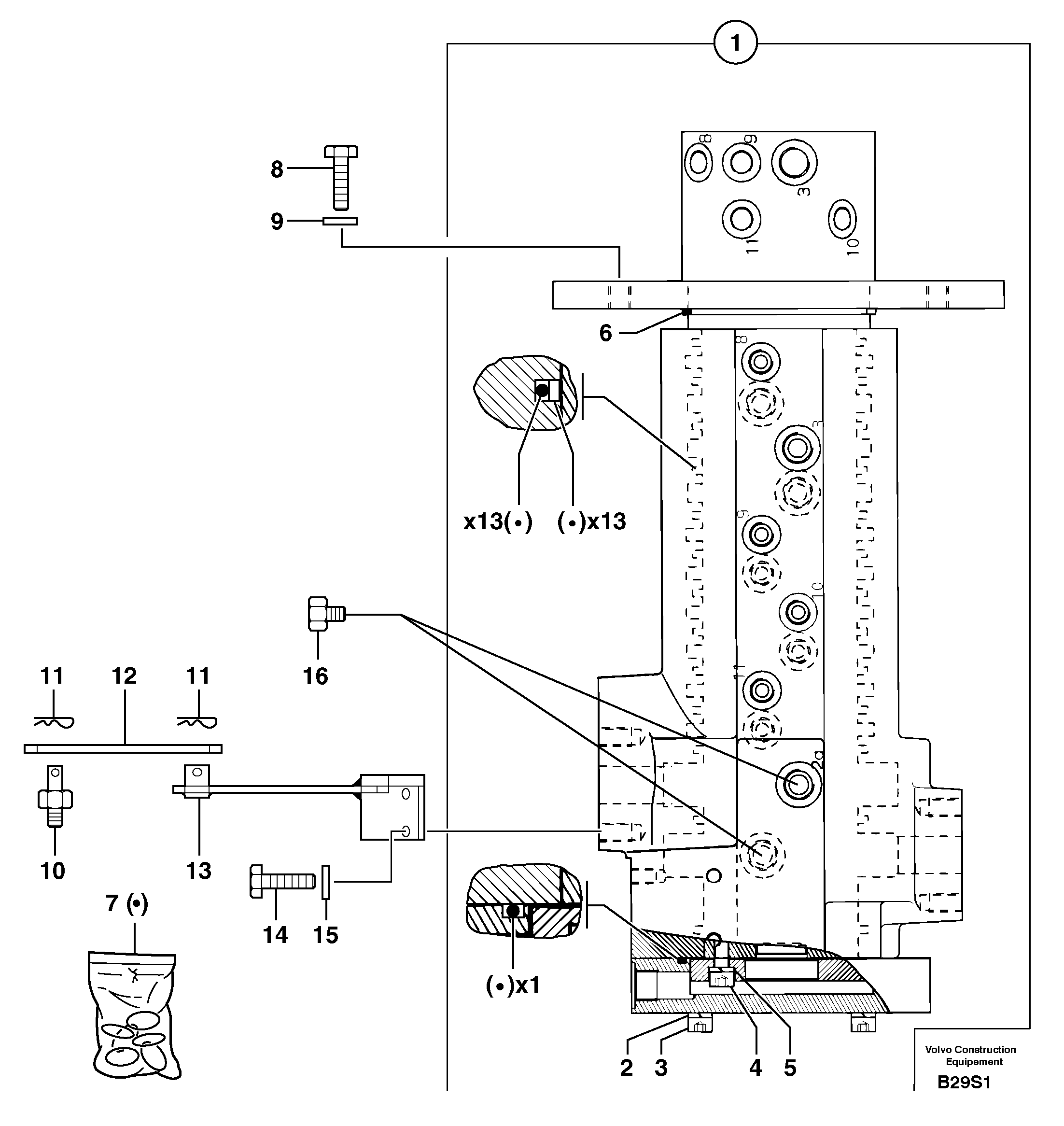 Copper Mallet PJ4630021 VOLVO