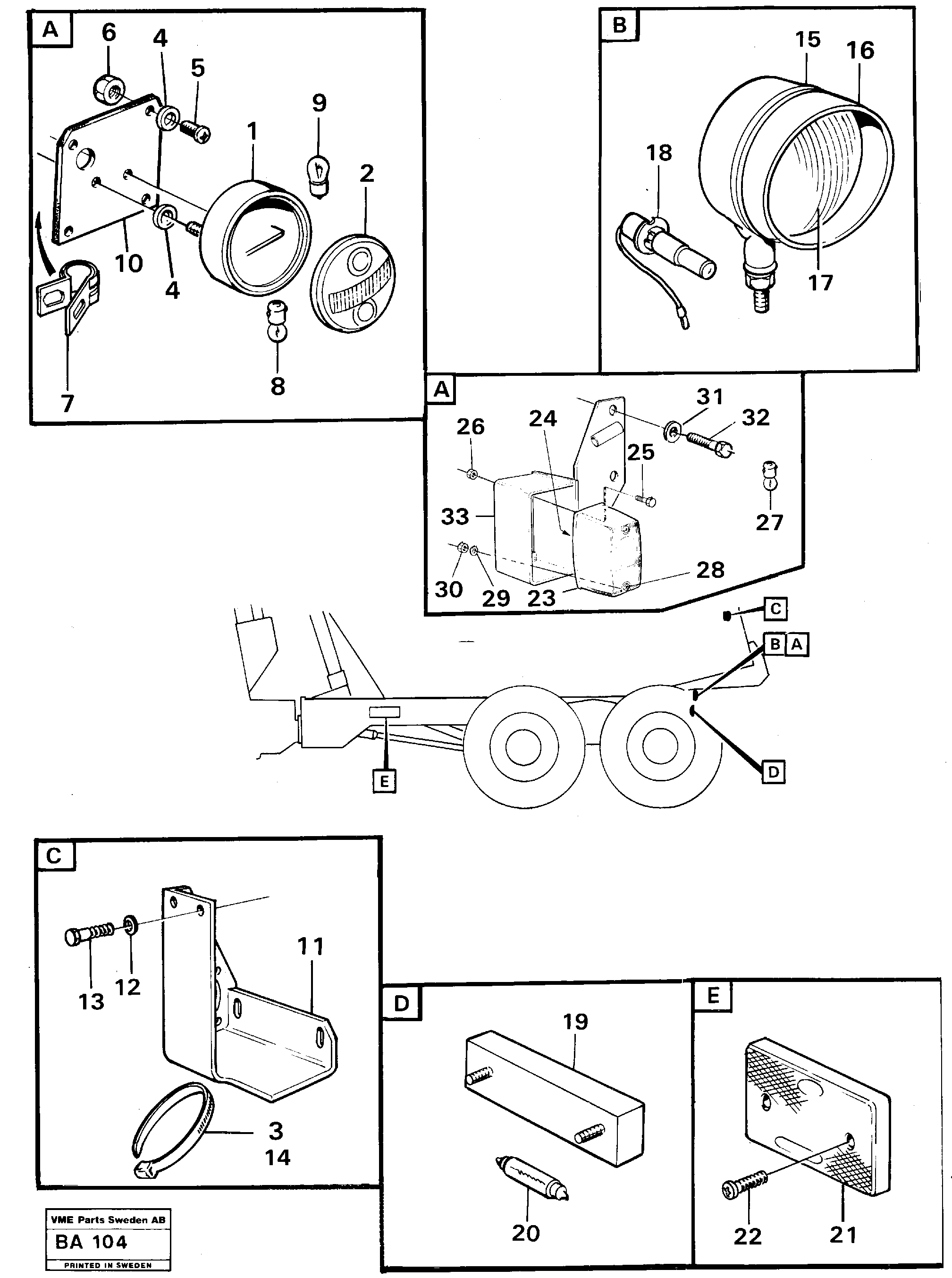 Seat frame VOE11053363 VOLVO