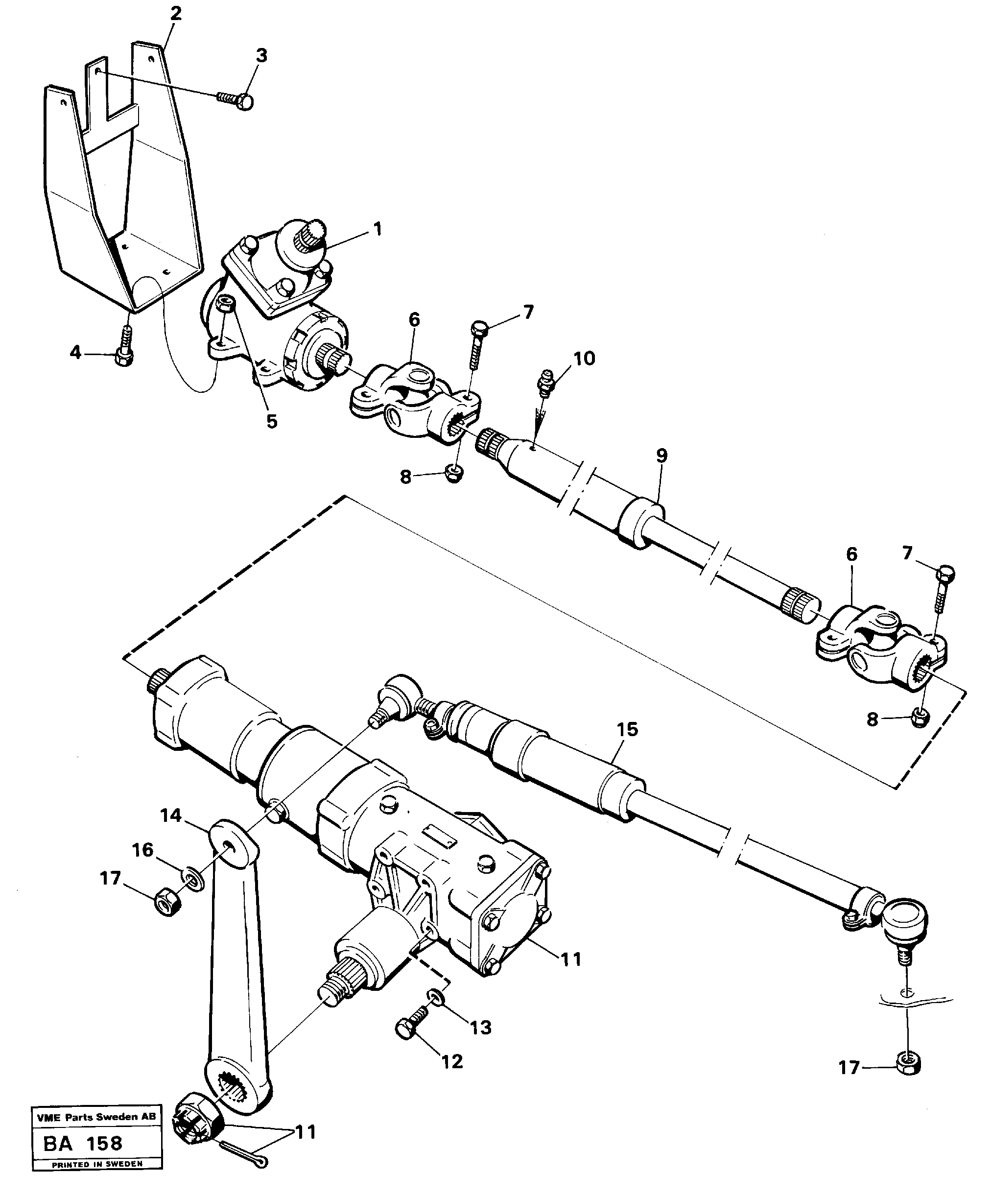 Piston rod VOE4942670 VOLVO