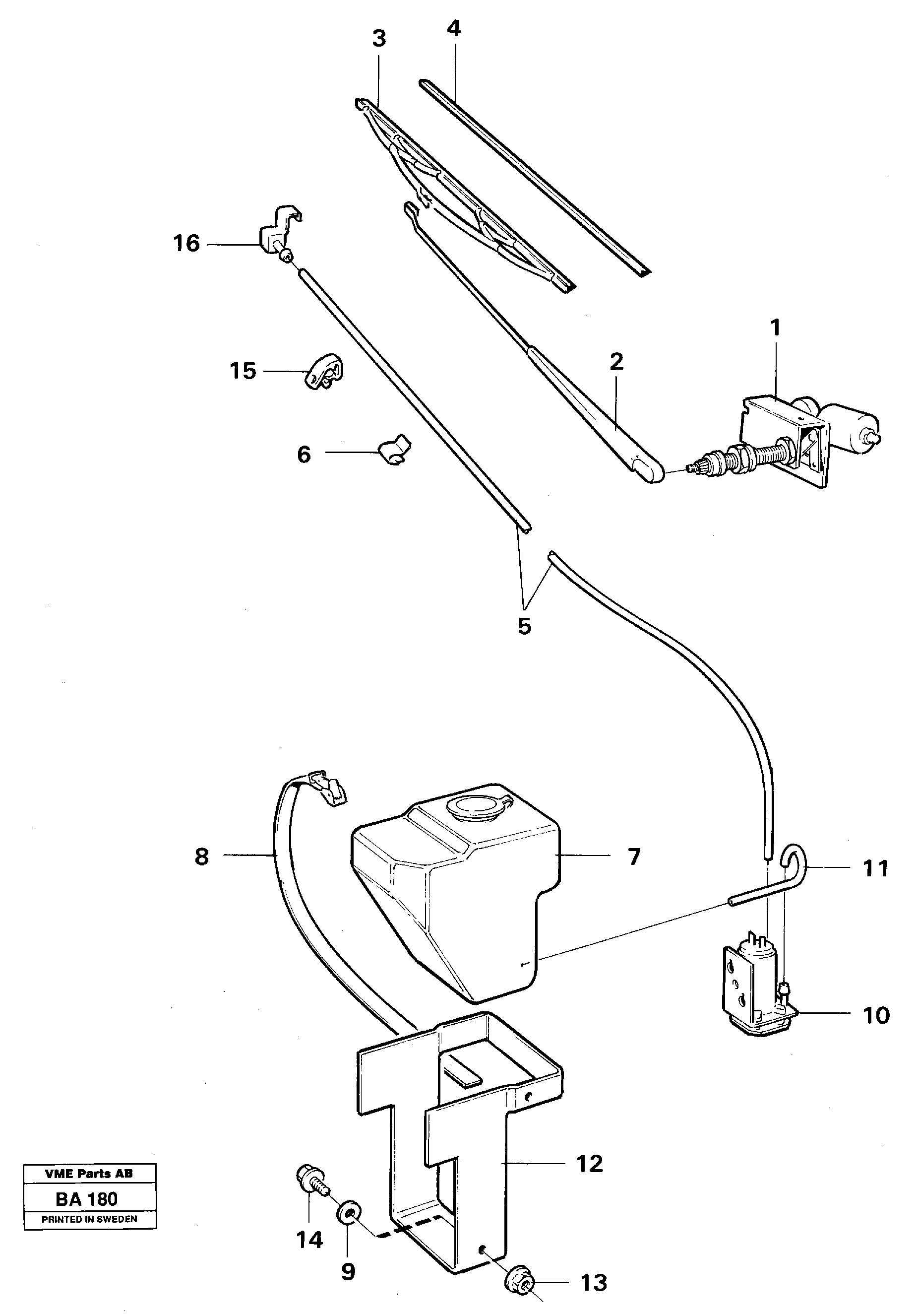 Spare Parts VOE11039059 VOLVO
