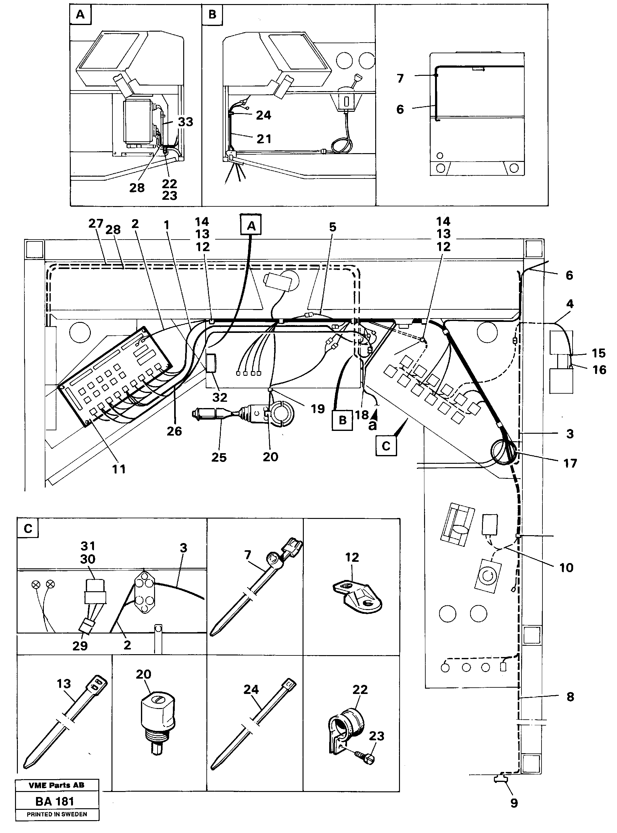 Clamp VOE956633 VOLVO