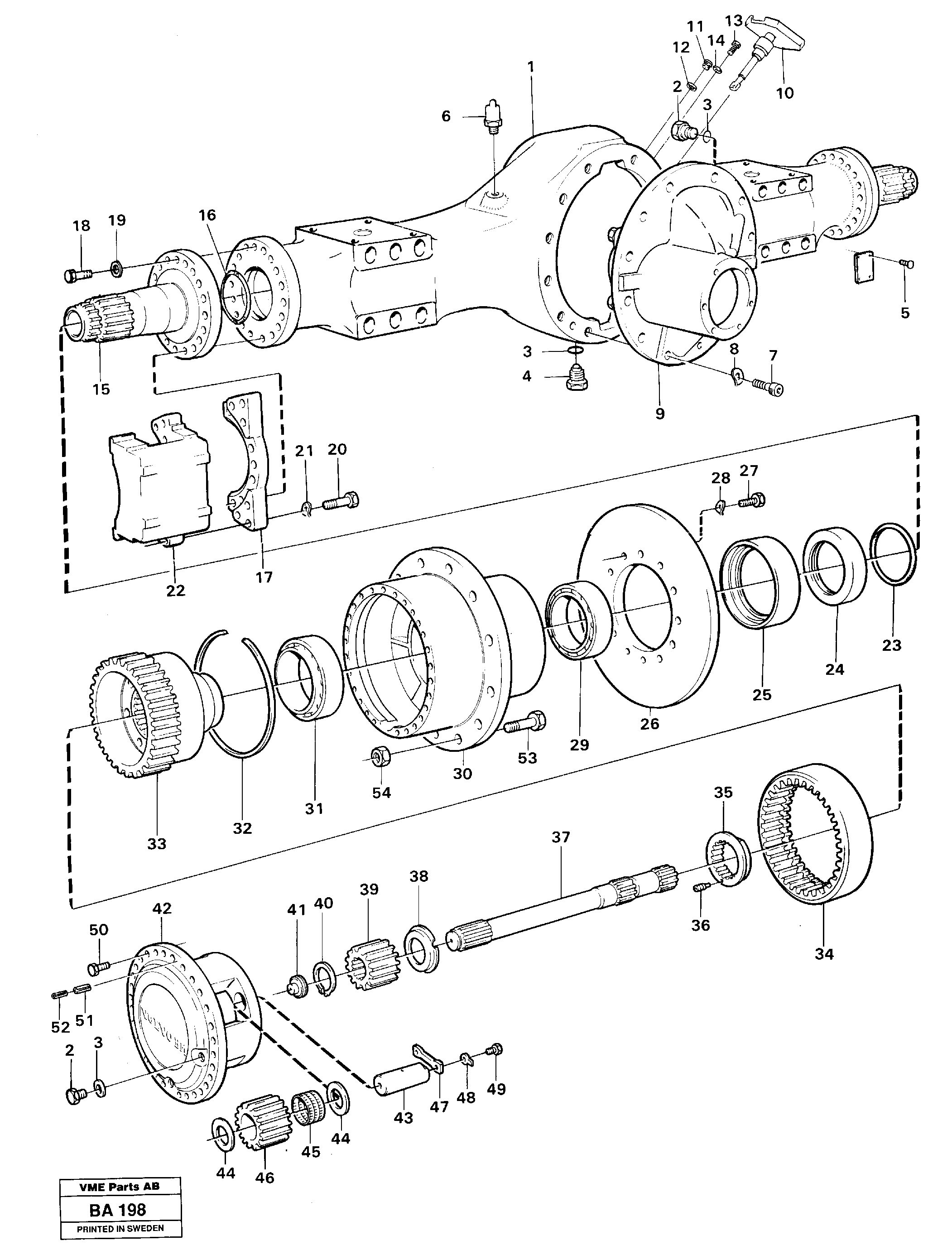Lock screw VOE1523563 VOLVO