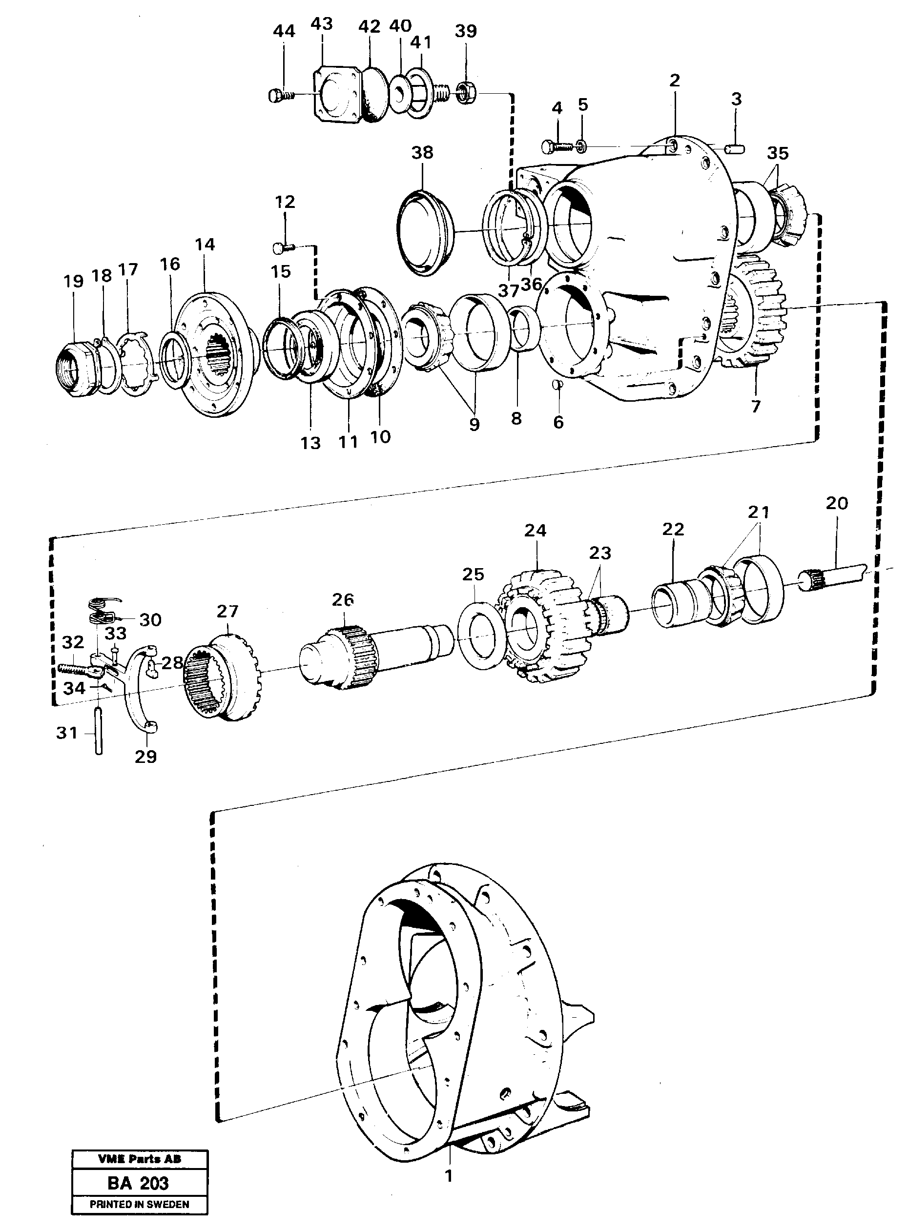 Lock screw VOE11034232 VOLVO