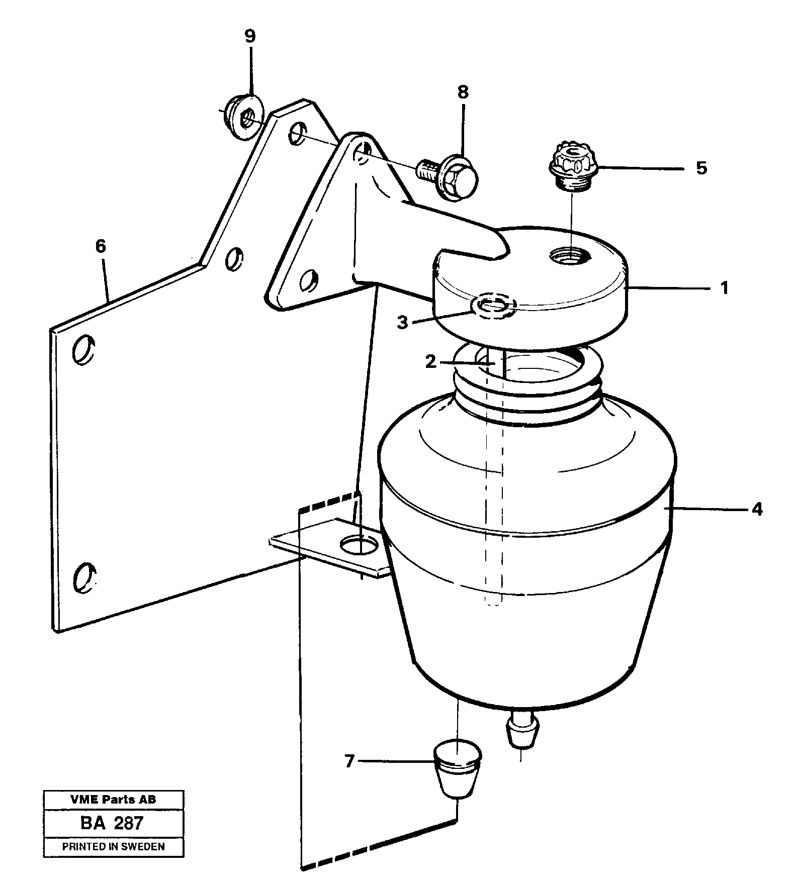 Bracket VOE11053880 VOLVO