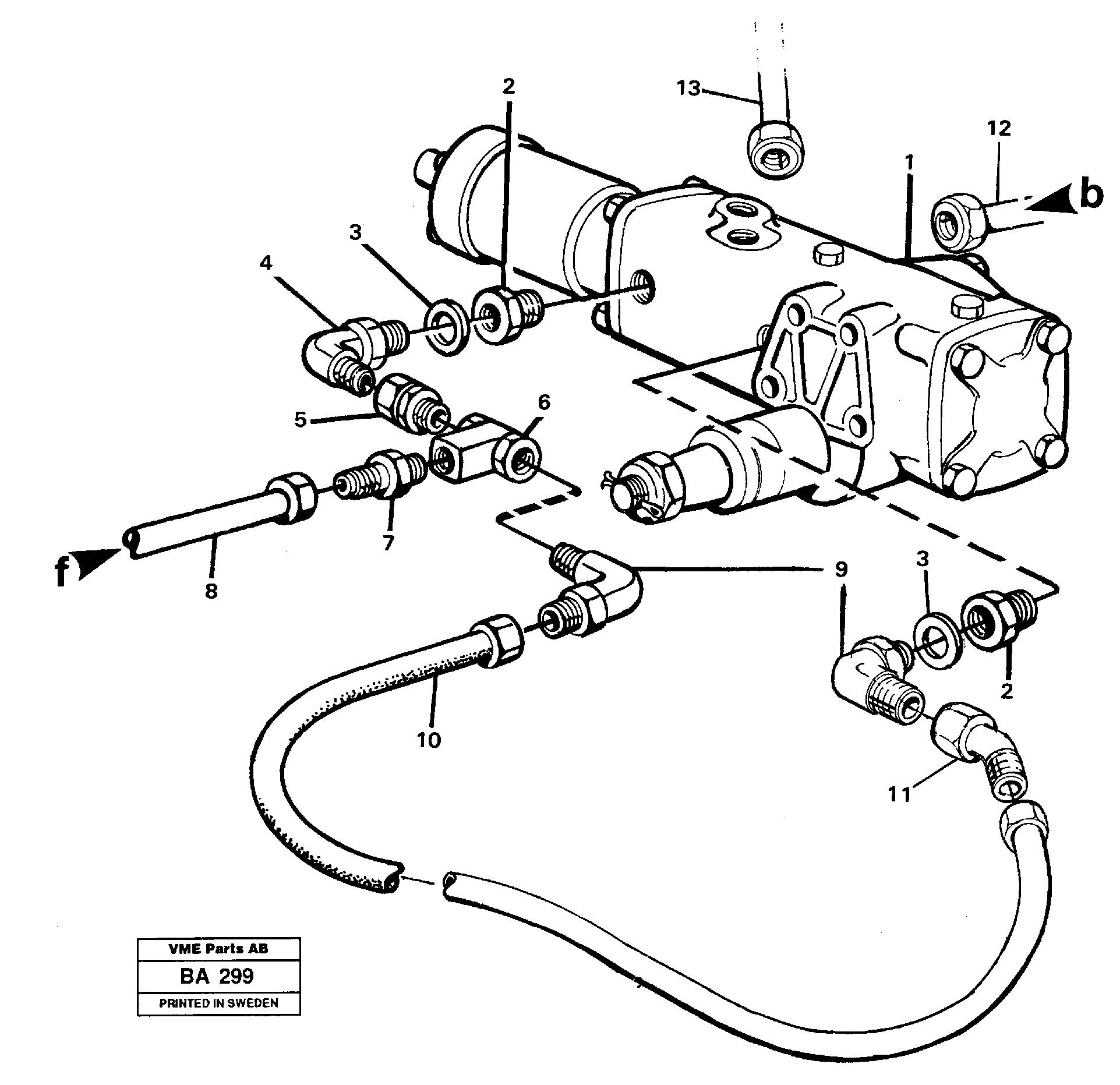 Фиксатор VOE11053136 VOLVO