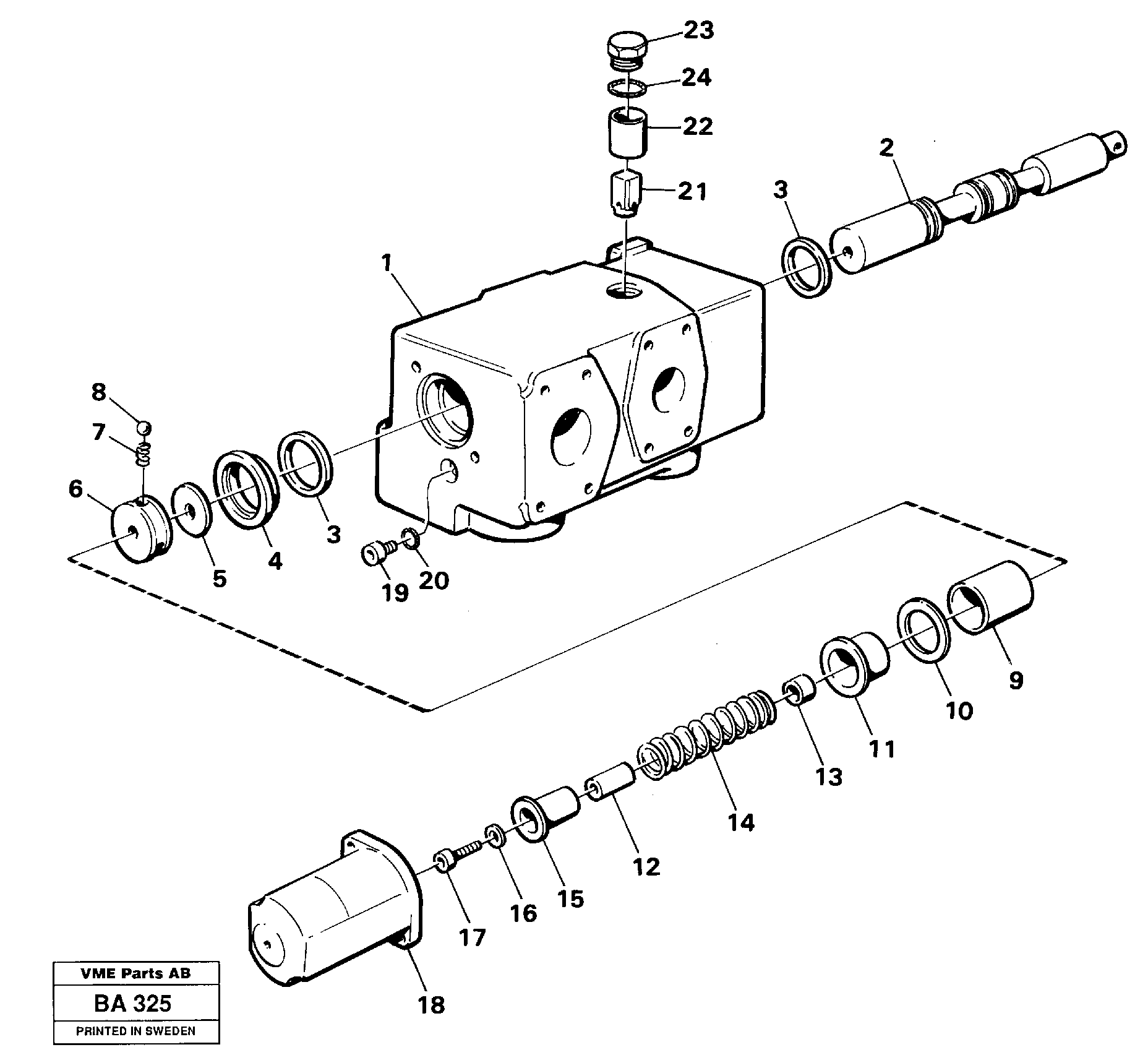 Комплект упорной шайбы VOE6225985 VOLVO