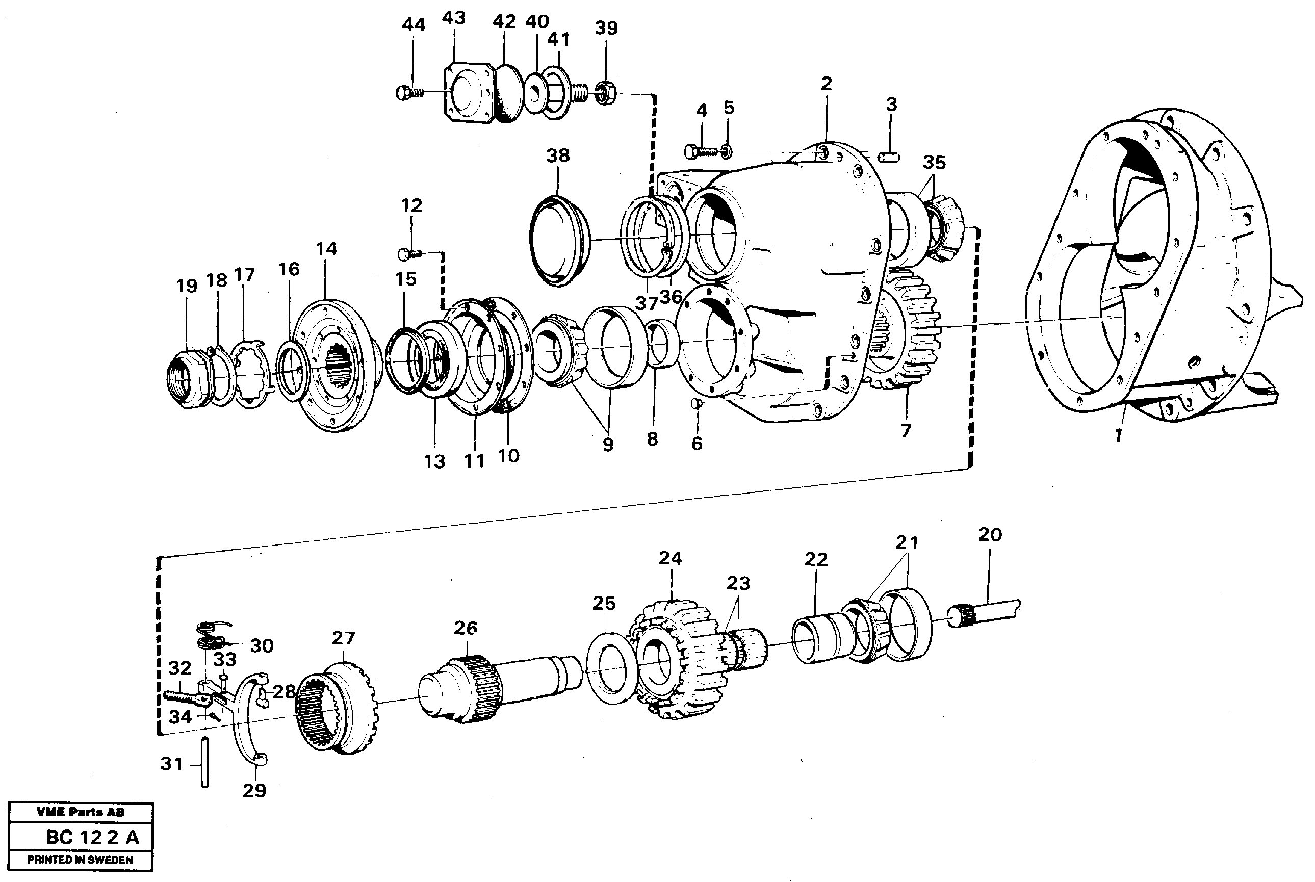 Lock screw VOE11102245 VOLVO