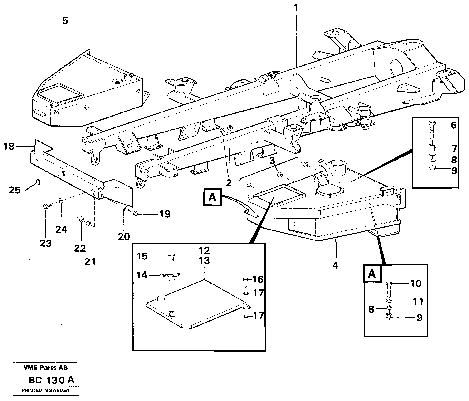 Front frame VOE11056465 VOLVO