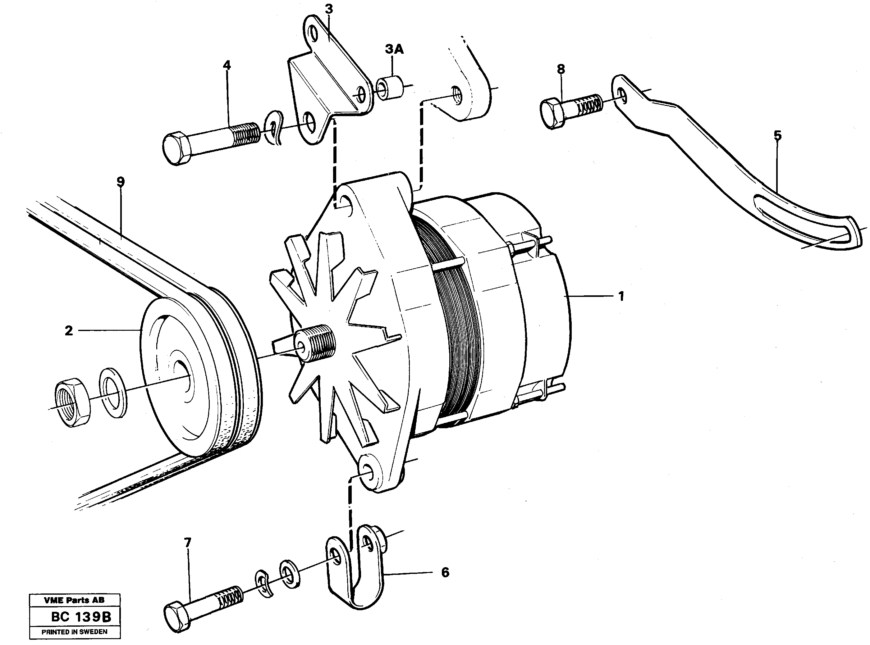 Diode Cable VOE11030909 VOLVO