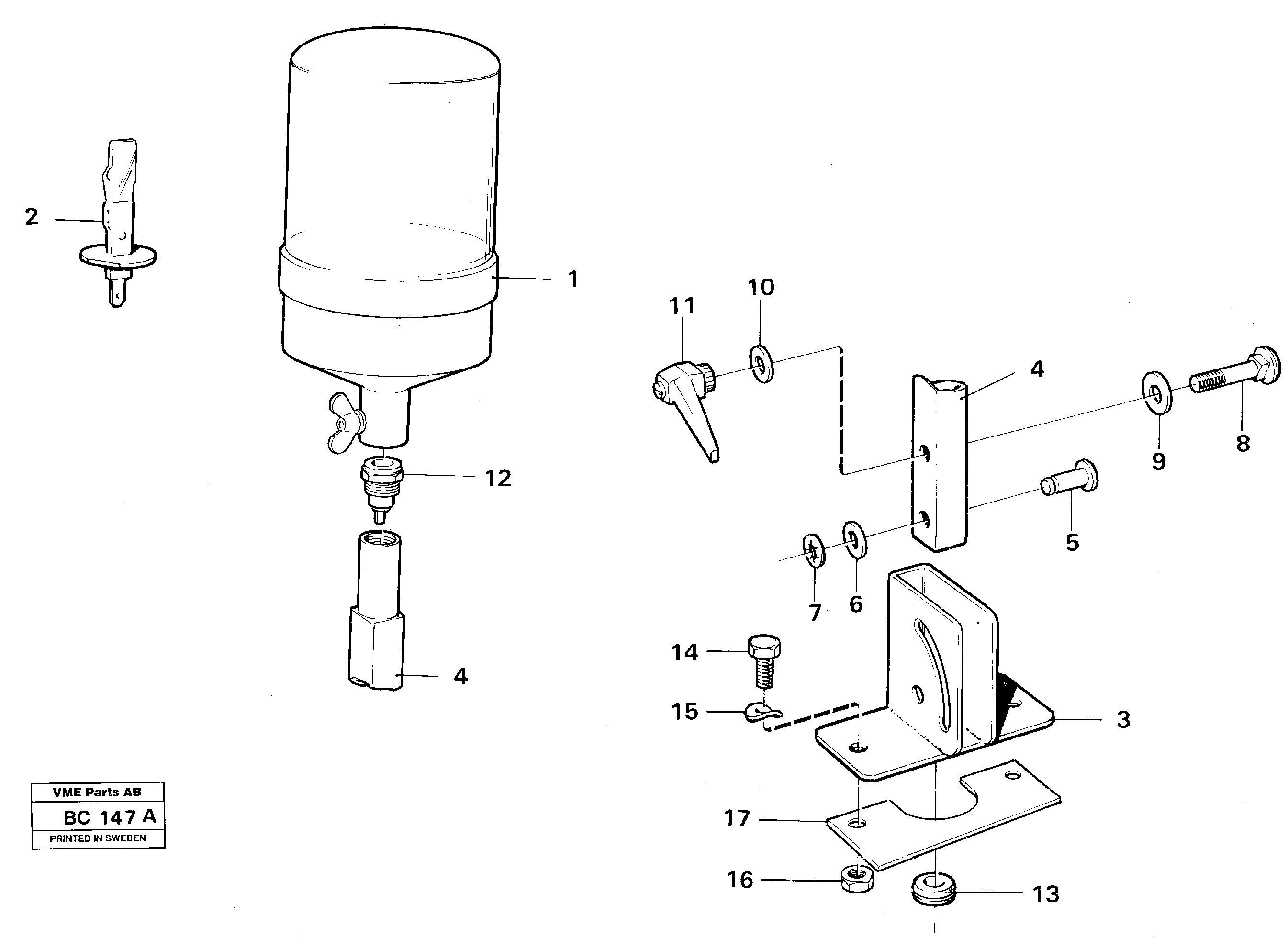 Cylinder VOE11708266 VOLVO