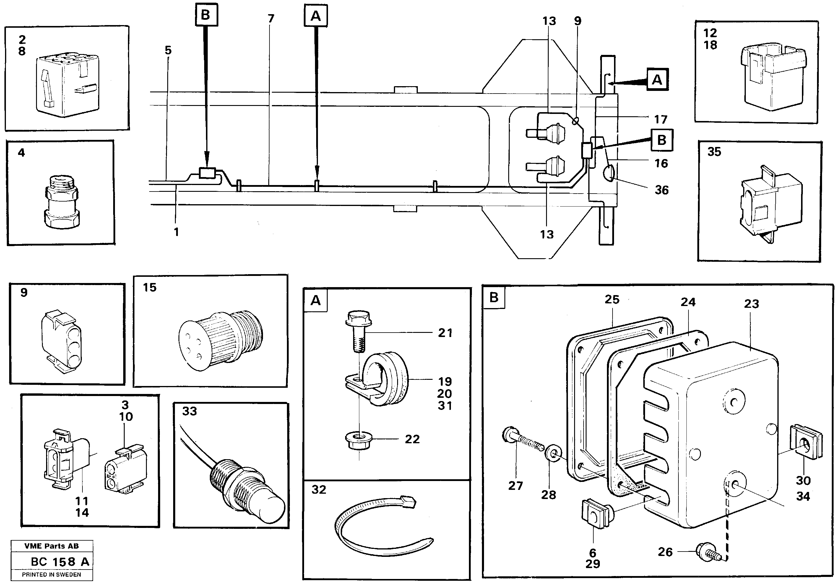 Wire harness VOE11061601 VOLVO