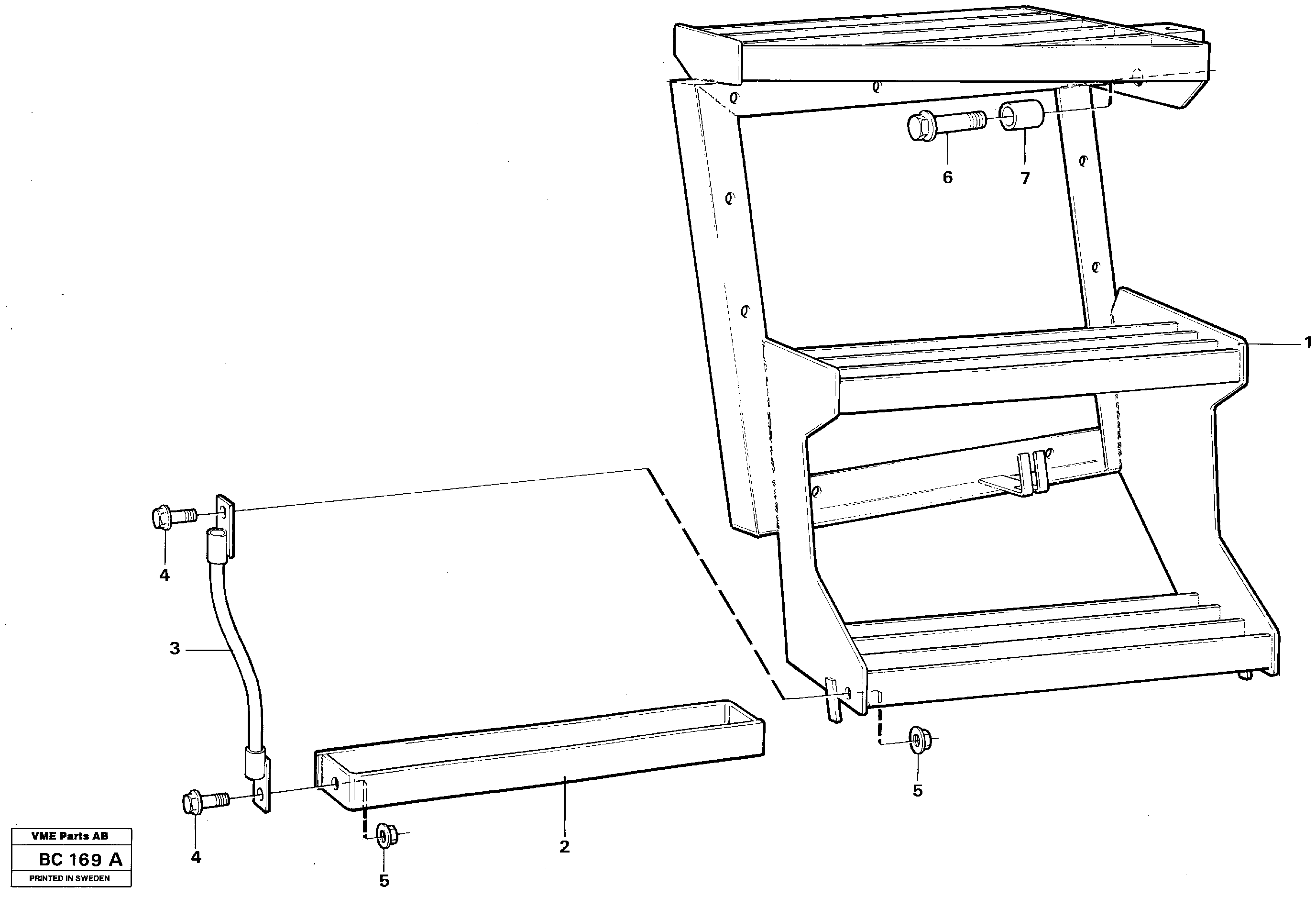 Radio Support VOE11056202 VOLVO