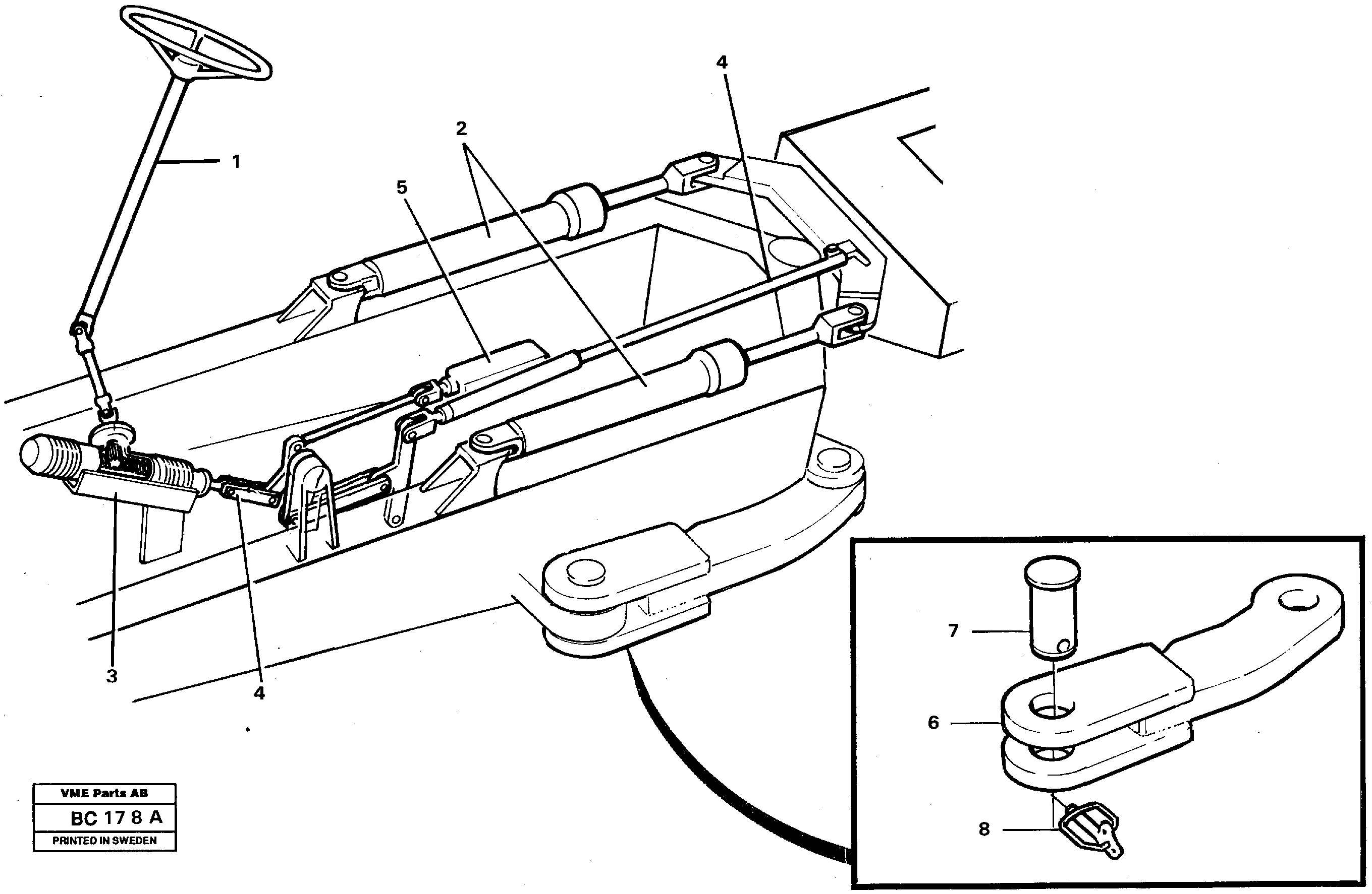 Universal joint VOE11056541 VOLVO